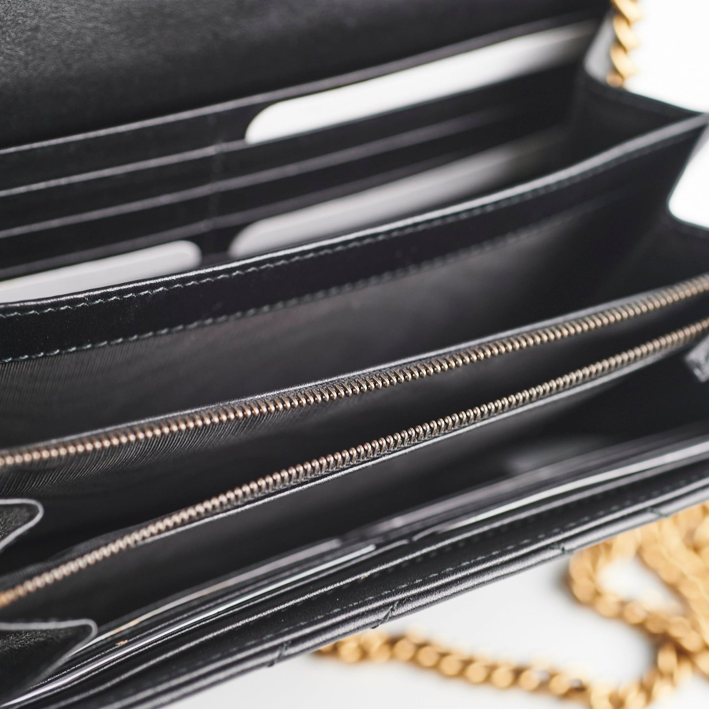 Gucci Marmont Wallet on Chain WOC Black