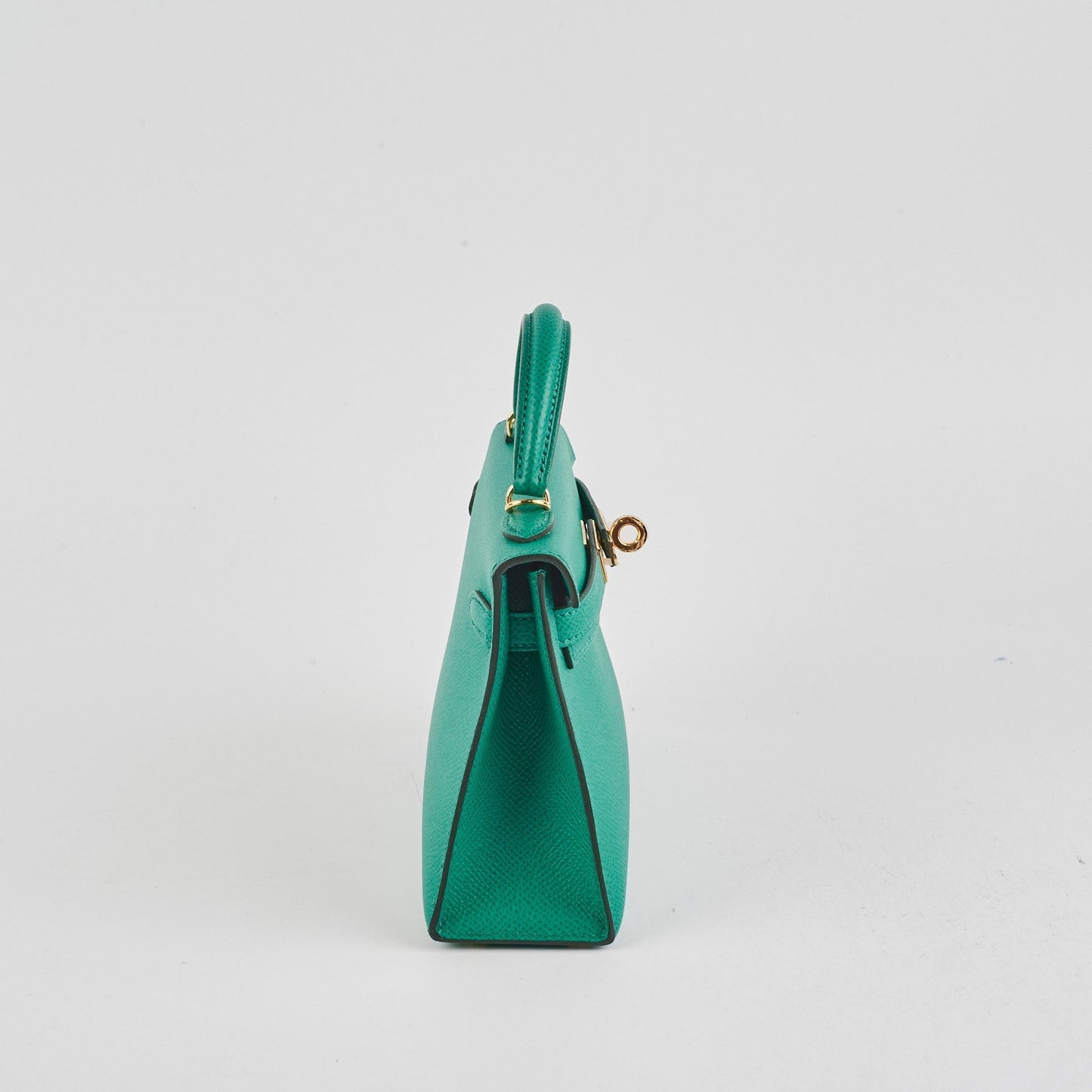 Hermes Mini Kelly Green Jade Epsom - Z Stamp