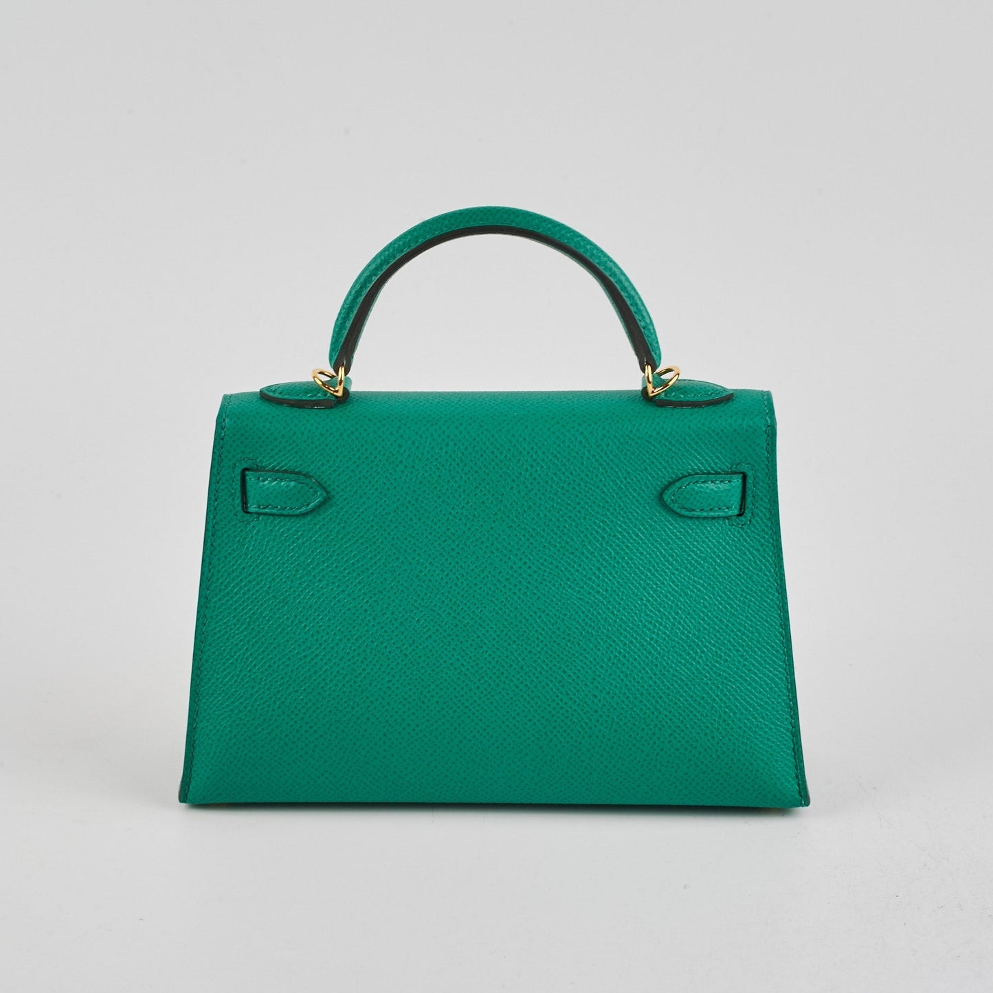 Hermes Mini Kelly Green Jade Epsom - Z Stamp
