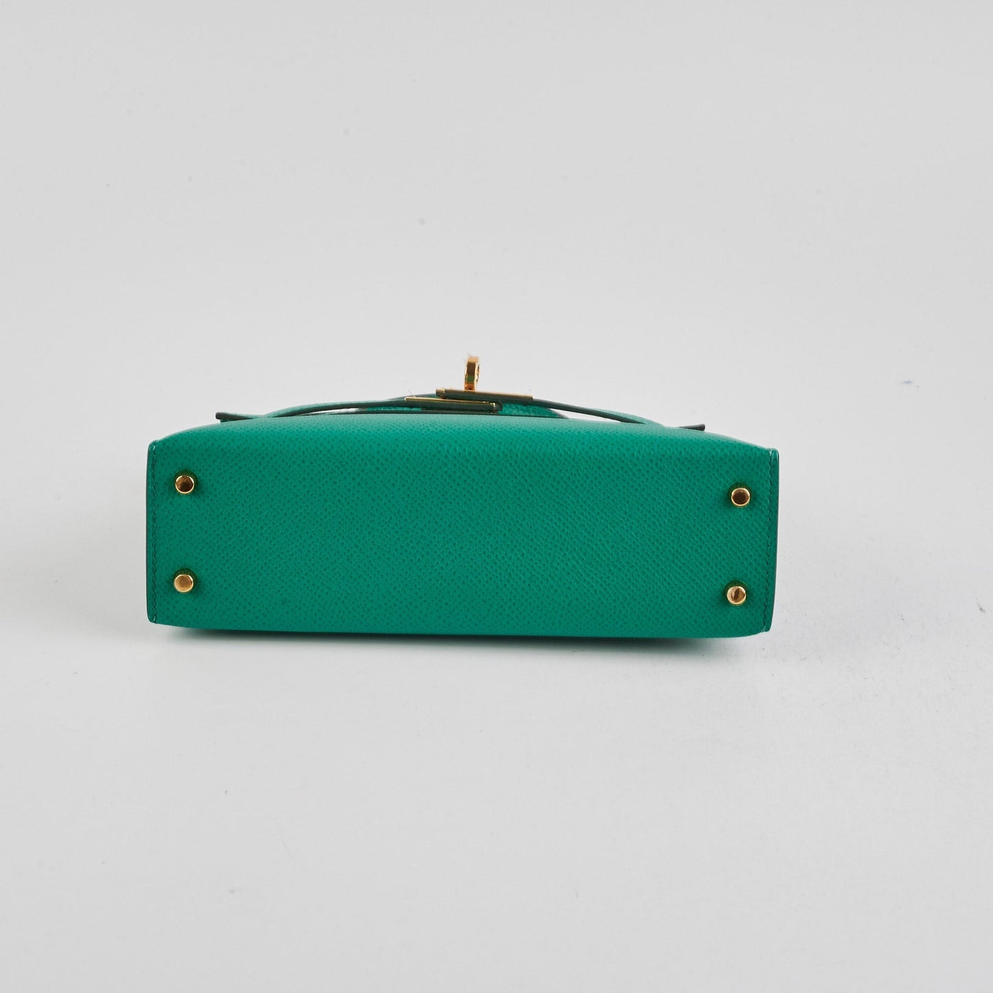 Hermes Mini Kelly Green Jade Epsom - Z Stamp