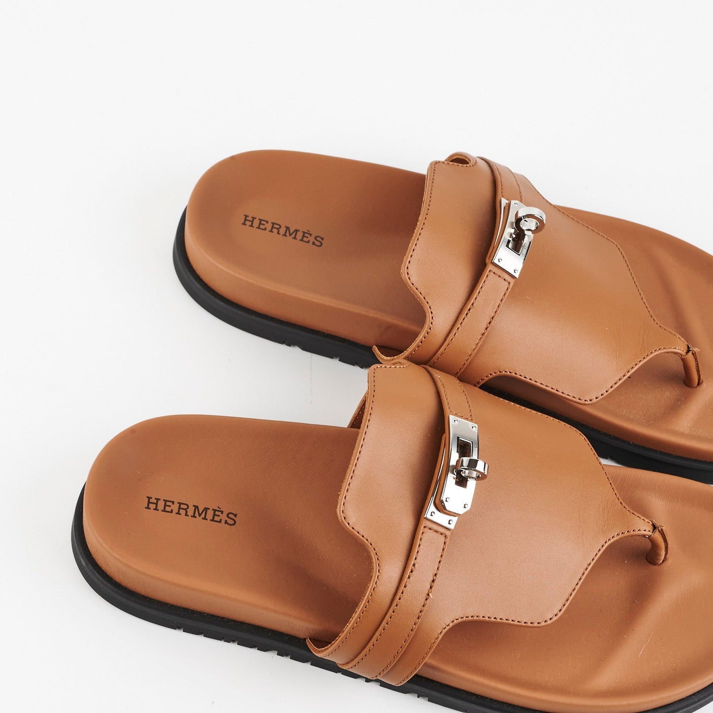 Hermes Empire Sandal Naturel Size 40