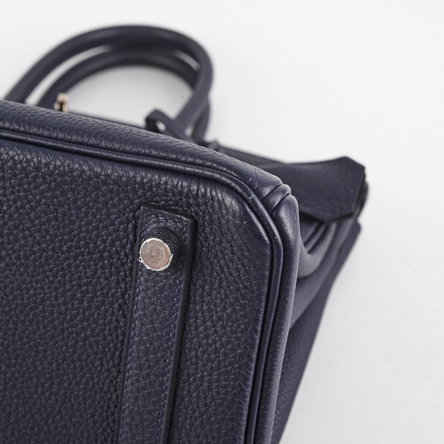 Hermes Birkin 25 Bleu Nuit Togo A Stamp