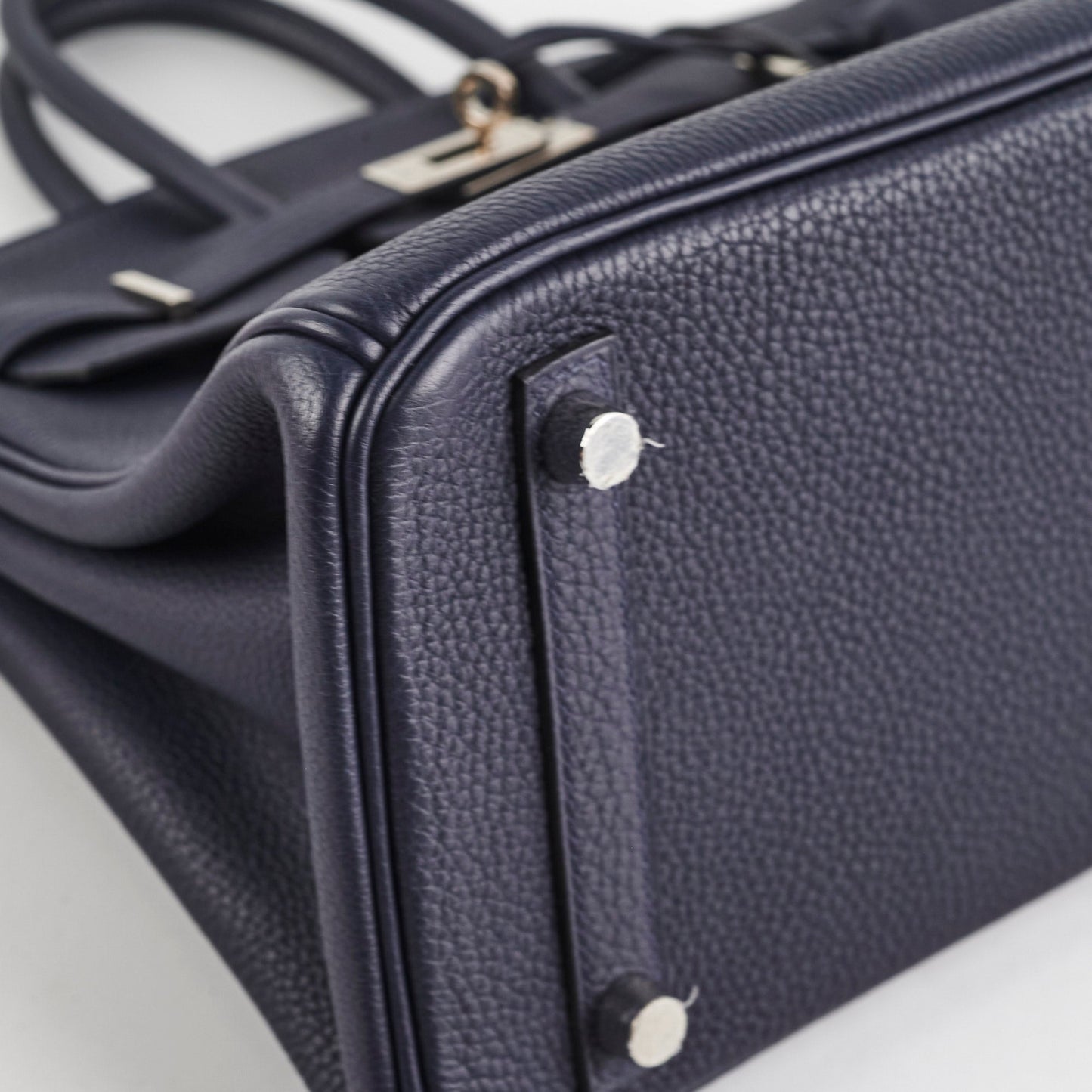 Hermes Birkin 25 Bleu Nuit Togo A Stamp