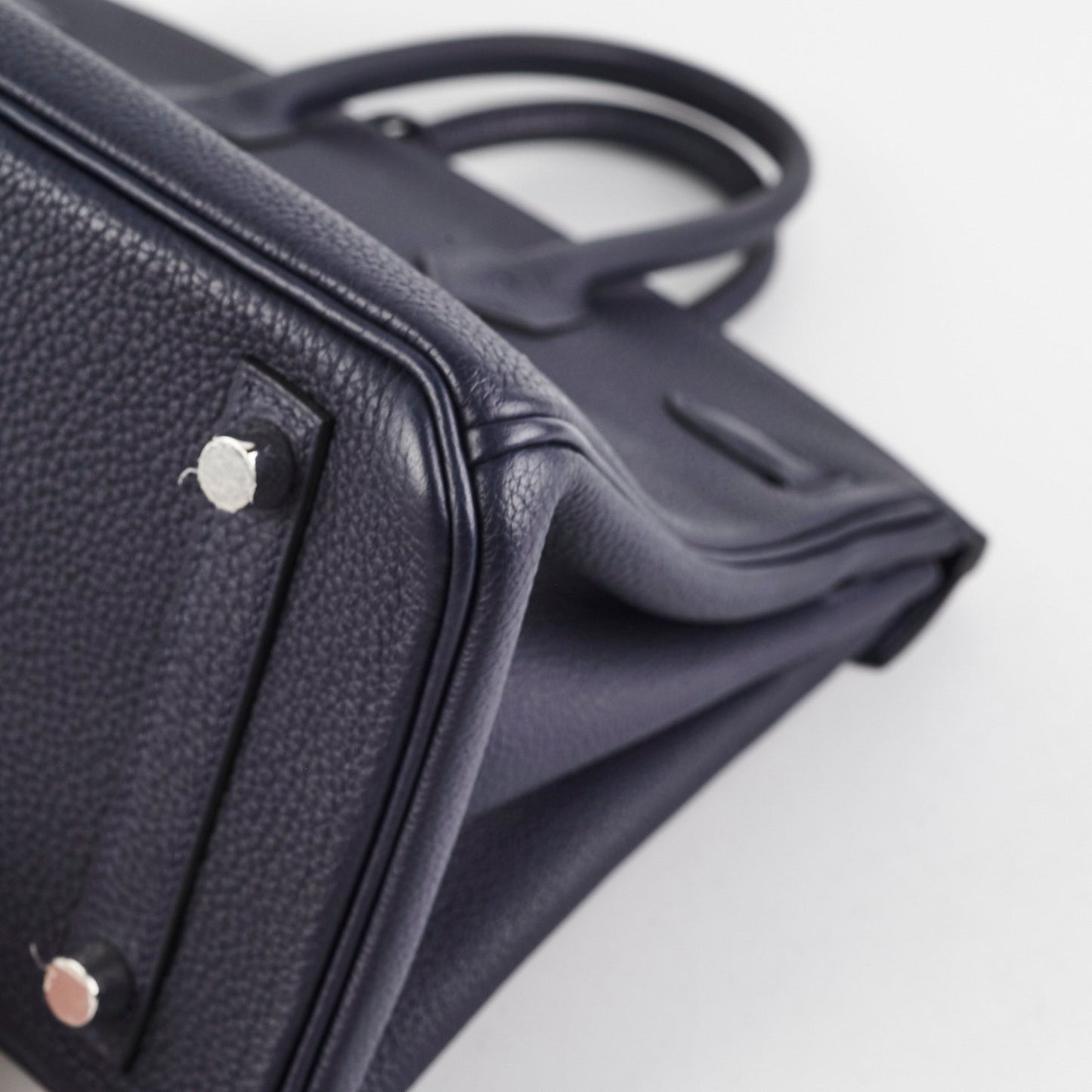 Hermes Birkin 25 Bleu Nuit Togo A Stamp