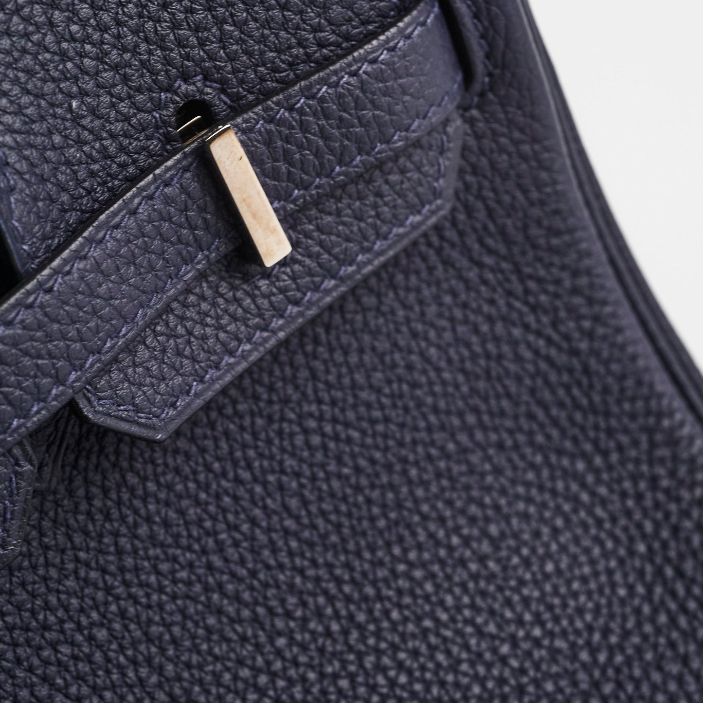 Hermes Birkin 25 Bleu Nuit Togo A Stamp