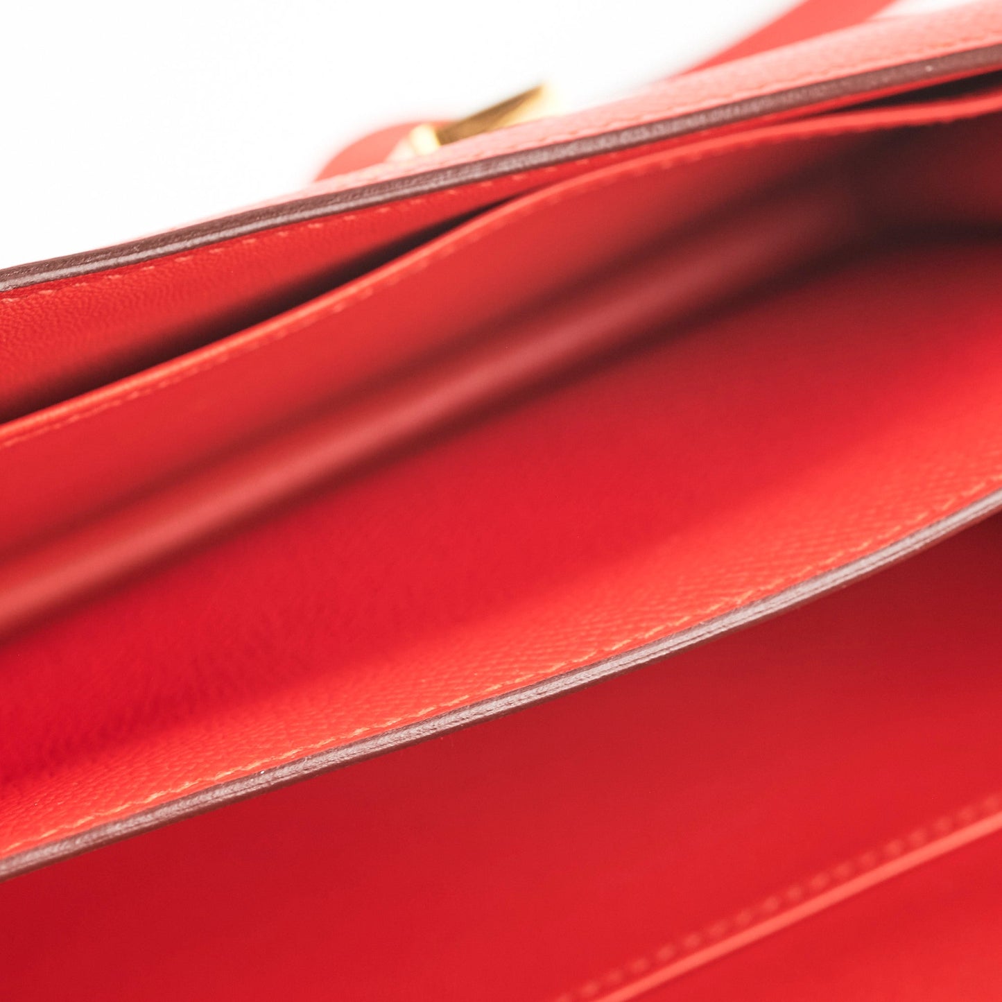 Hermes Constance 18 Epsom Rouge Casaque A Stamp