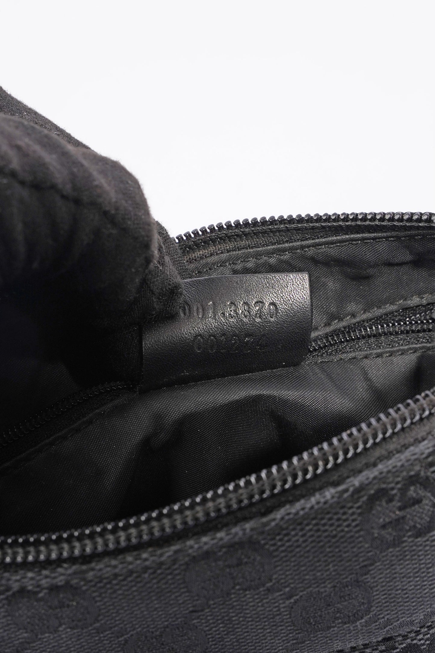 Gucci GG Bamboo Shoulder Bag Black Canvas