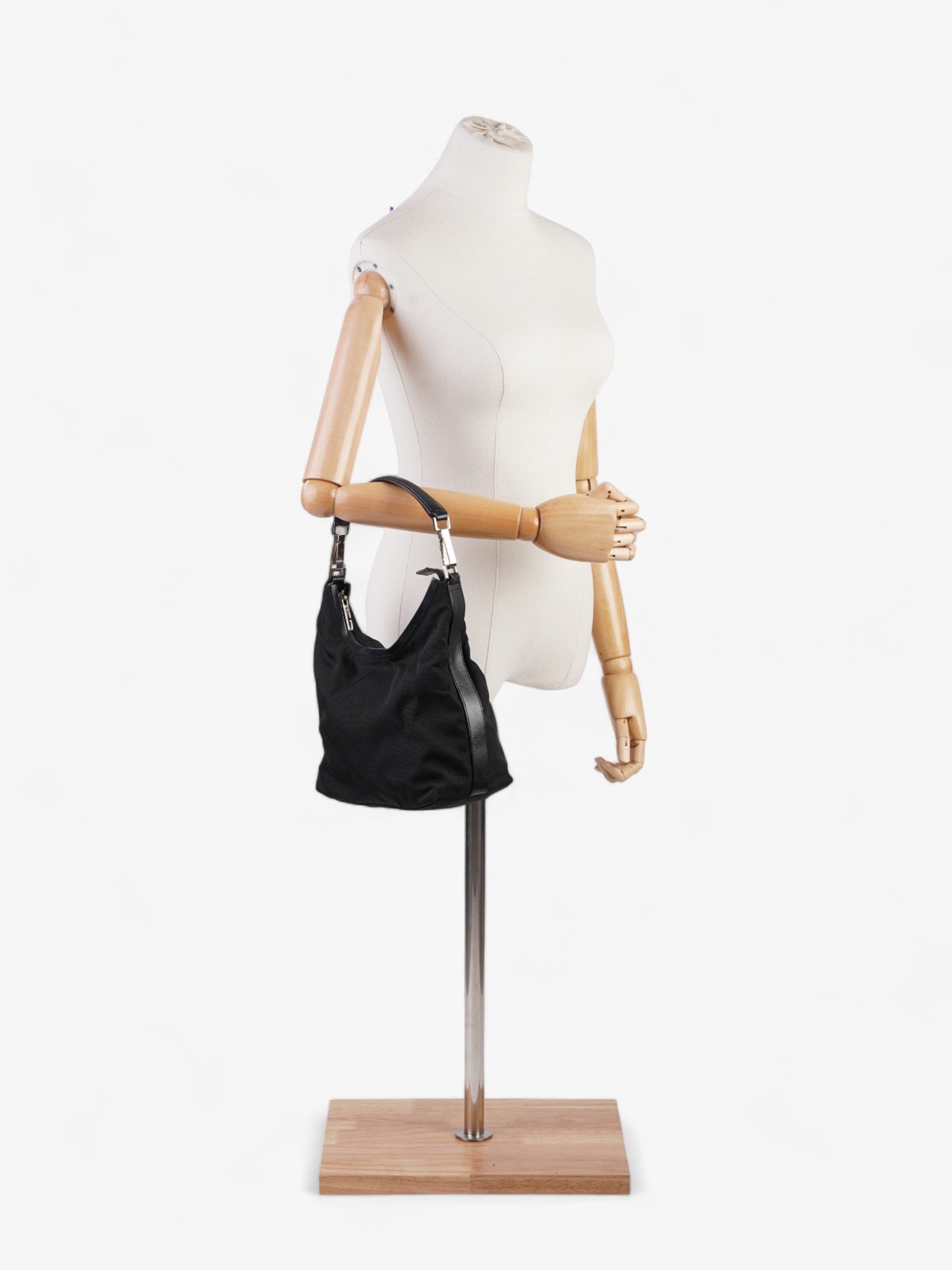 Gucci Hobo Shoulder Black Canvas