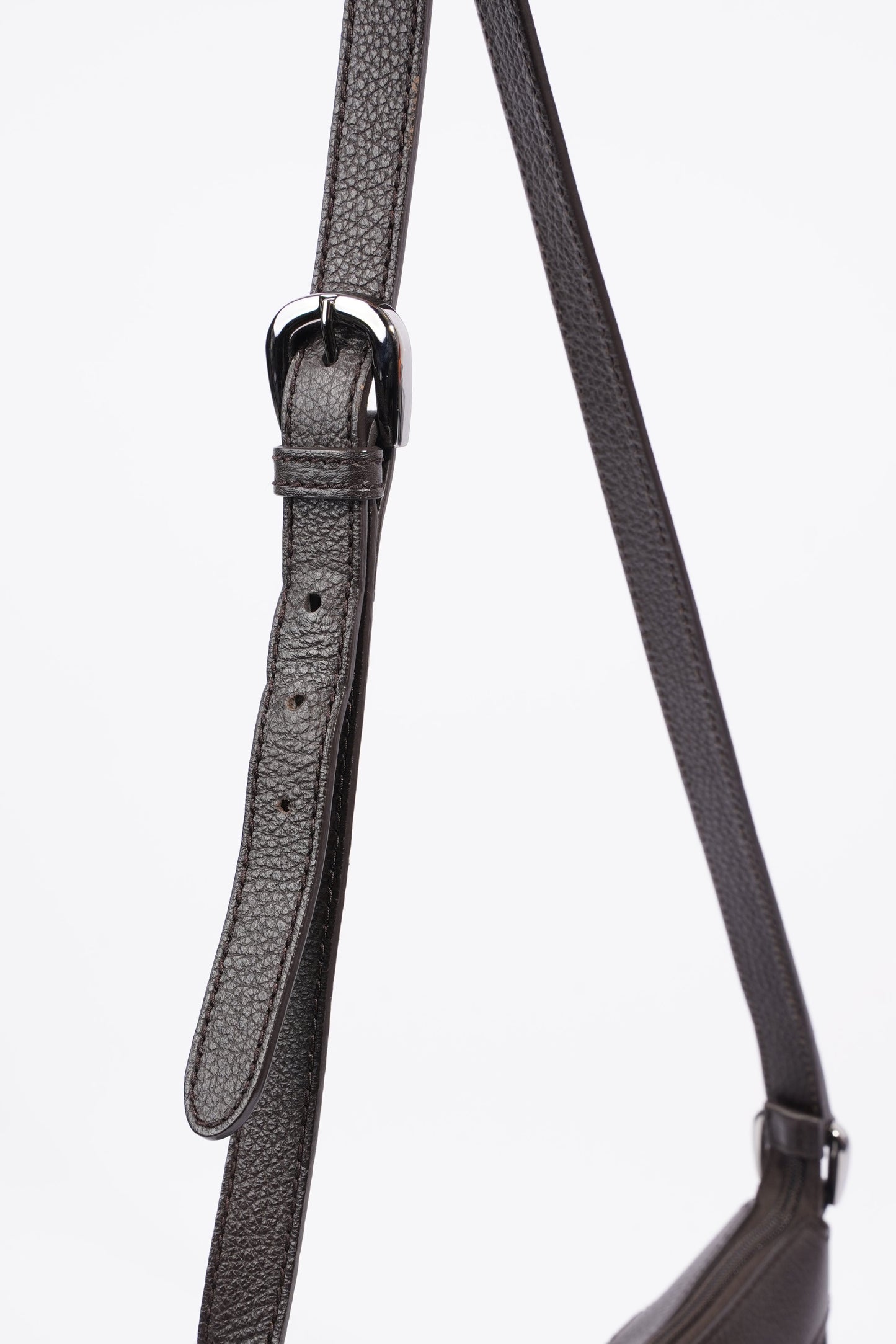 Gucci D Ring Shoulder Bag Black Supreme Canvas