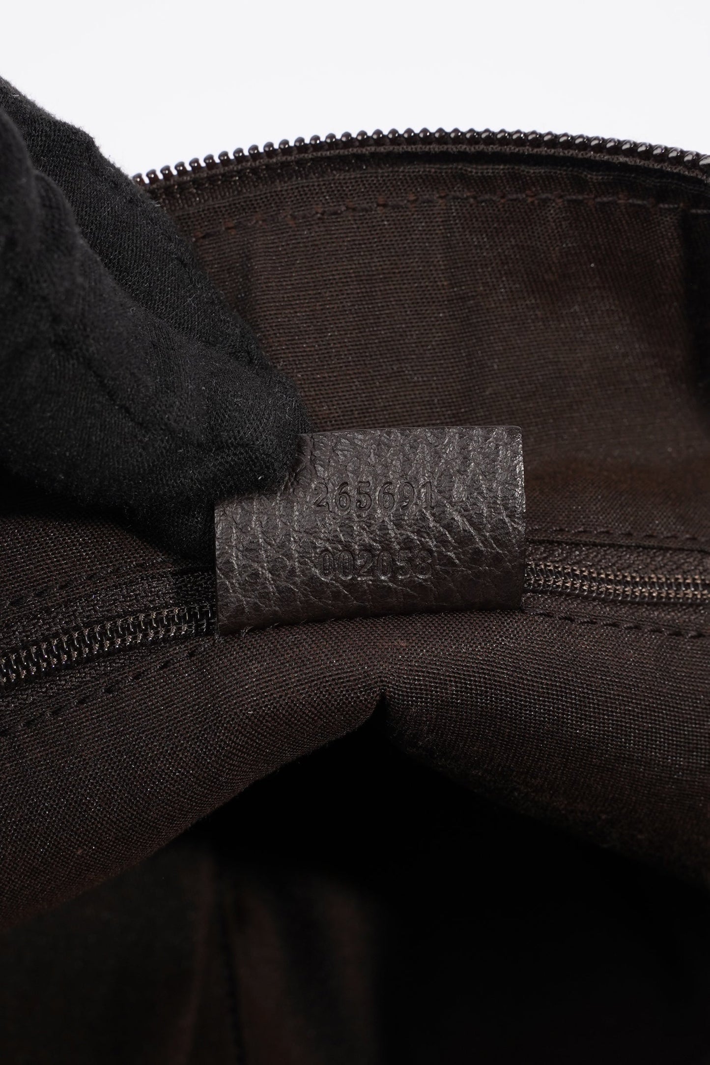 Gucci D Ring Shoulder Bag Black Supreme Canvas