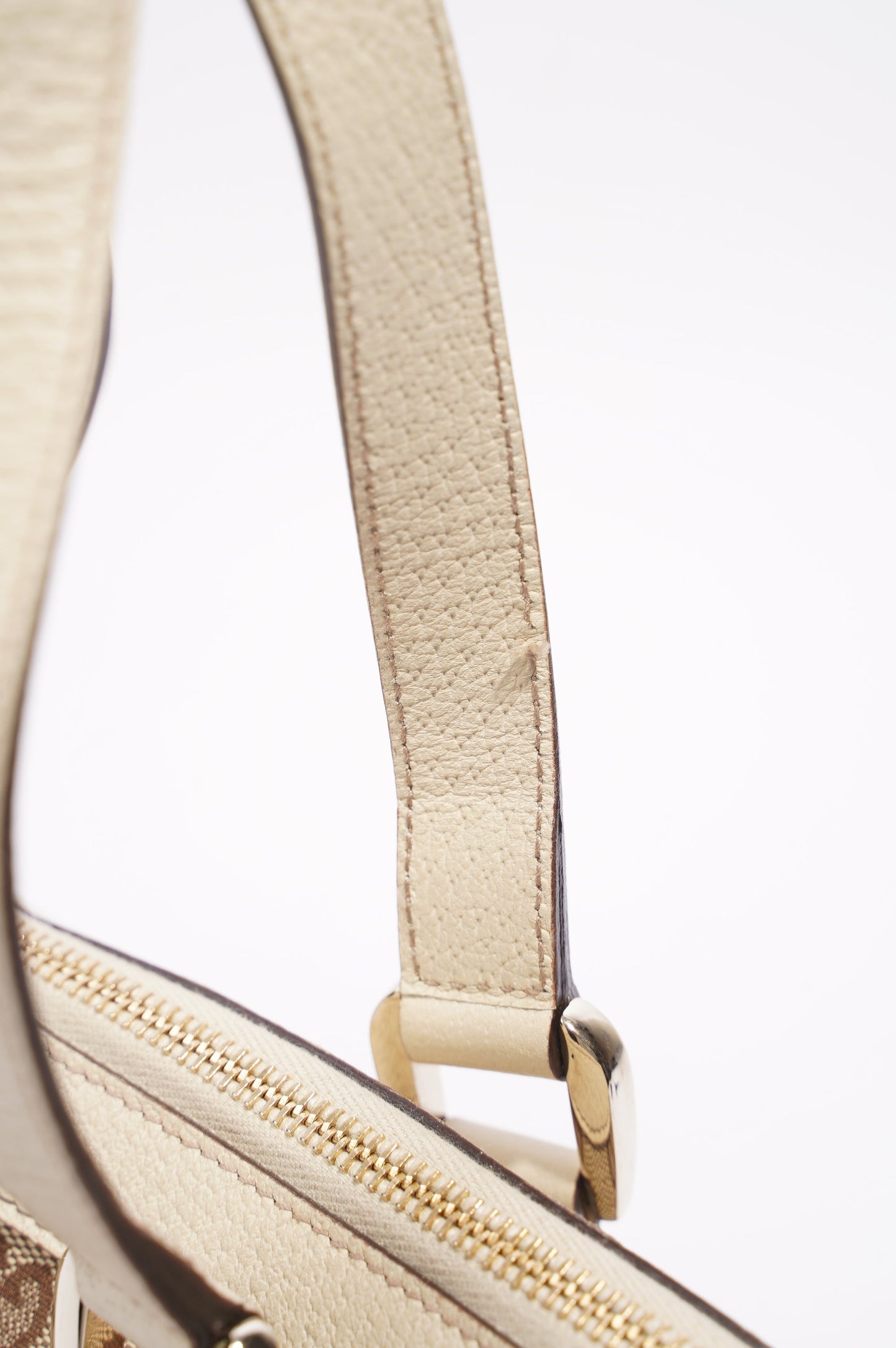 Gucci Abbey Shoulder Bag Supreme Print / White Canvas Small