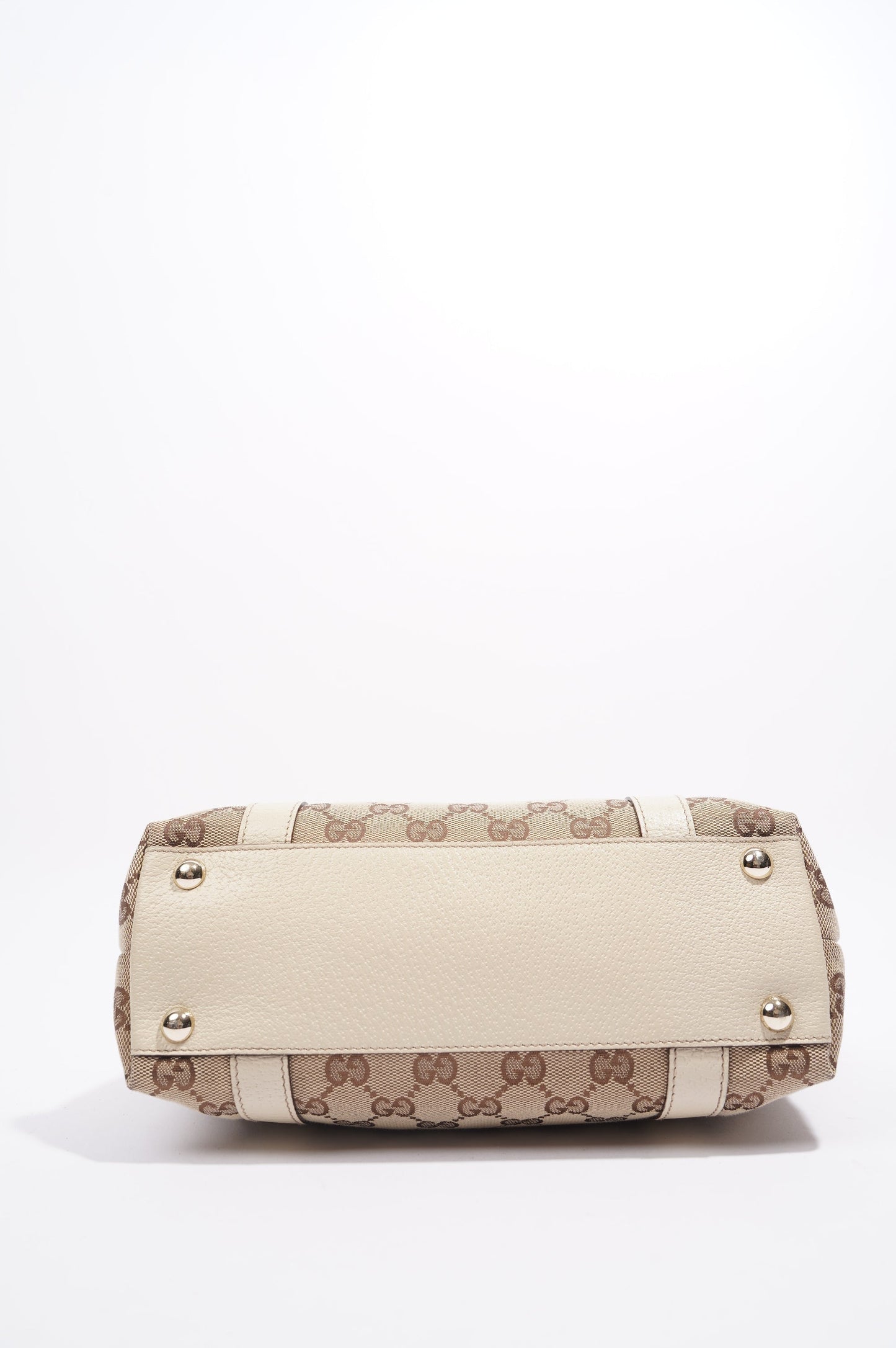 Gucci Abbey Shoulder Bag Supreme Print / White Canvas Small