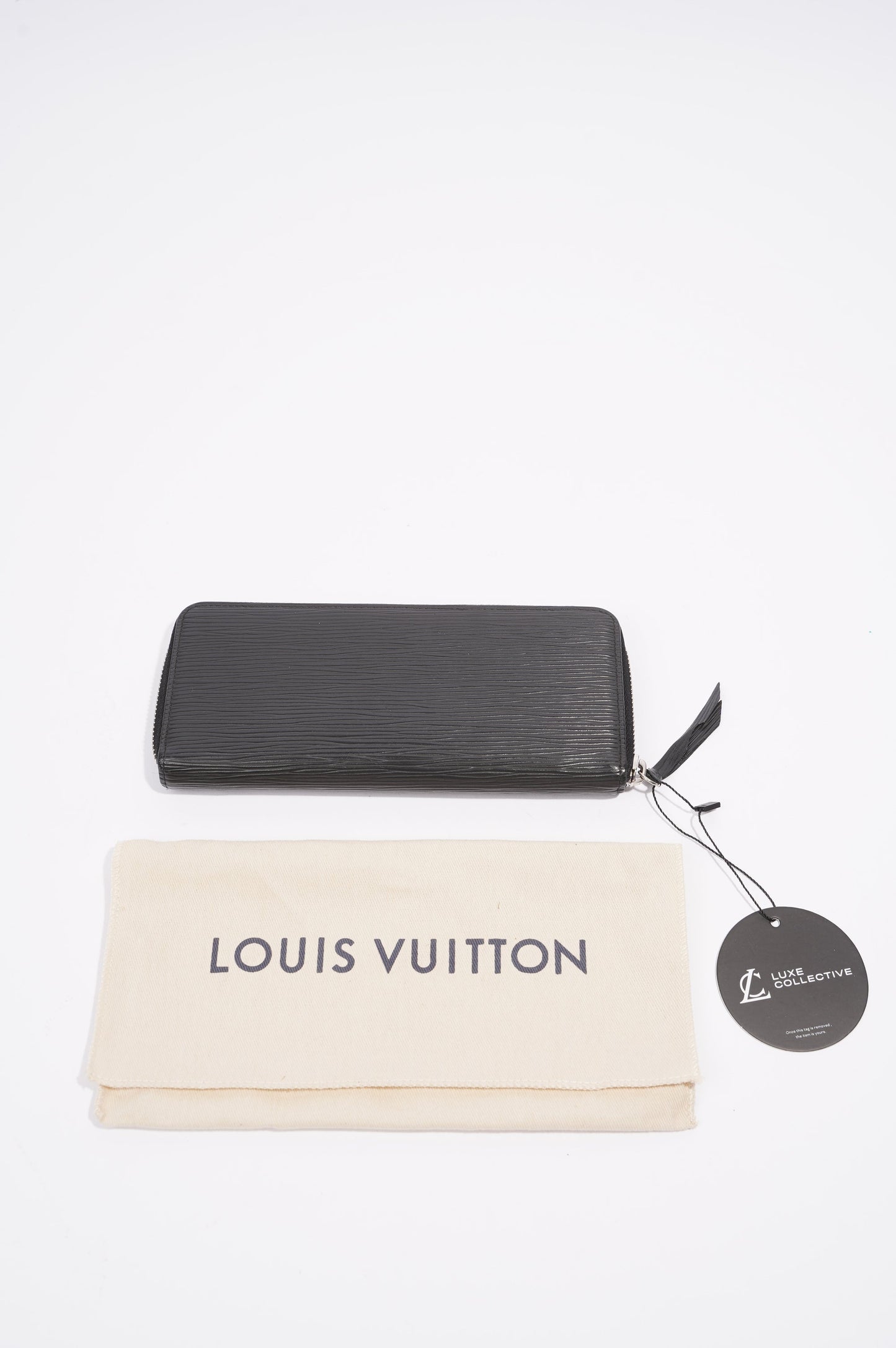 Louis Vuitton Clemence Wallet Black Epi Leather