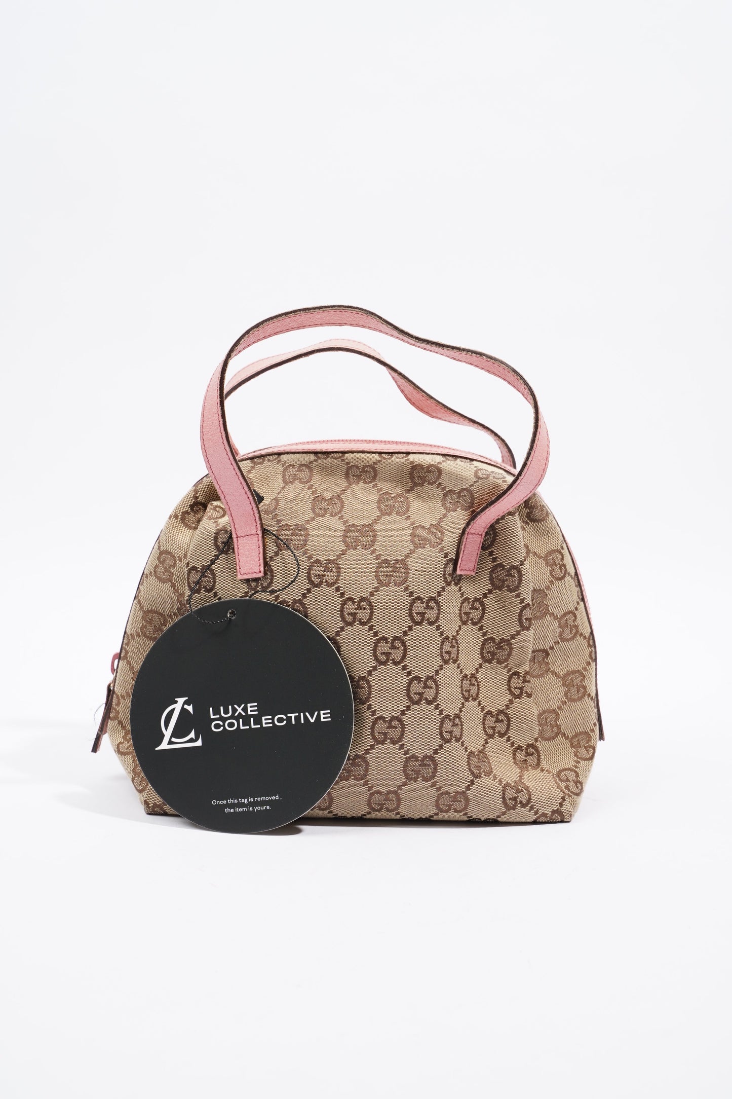 Gucci Dome Bag Supreme Print / Pink Canvas
