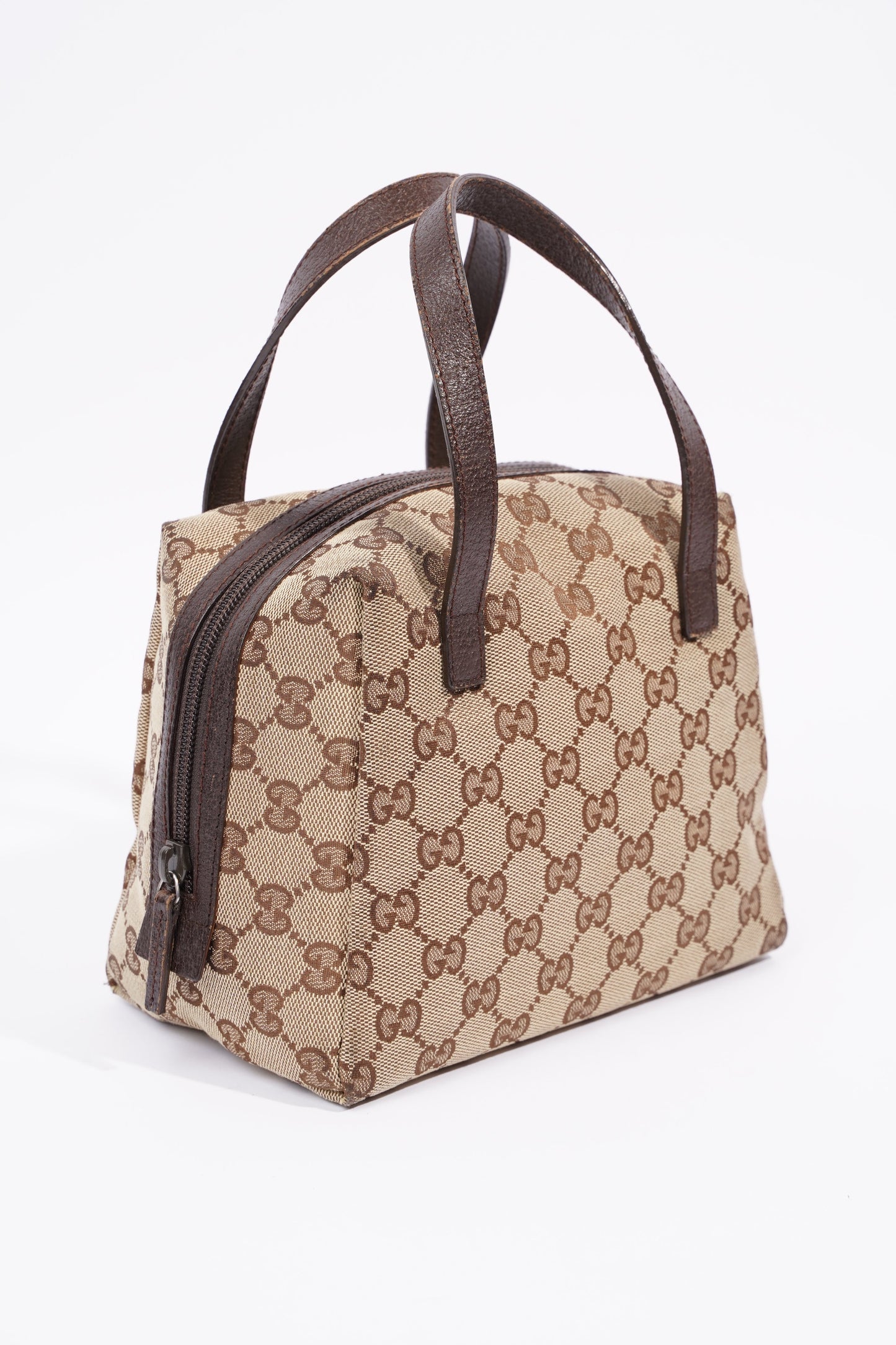 Gucci Dome Bag Supreme Print / Brown Canvas Mini