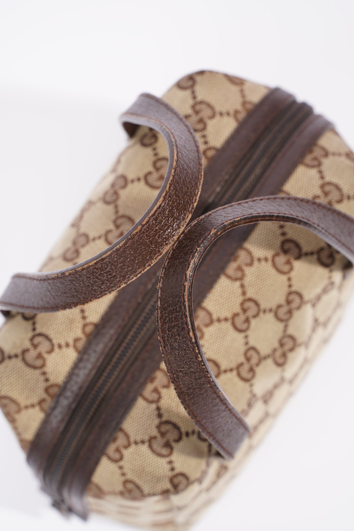 Gucci Dome Bag Supreme Print / Brown Canvas Mini