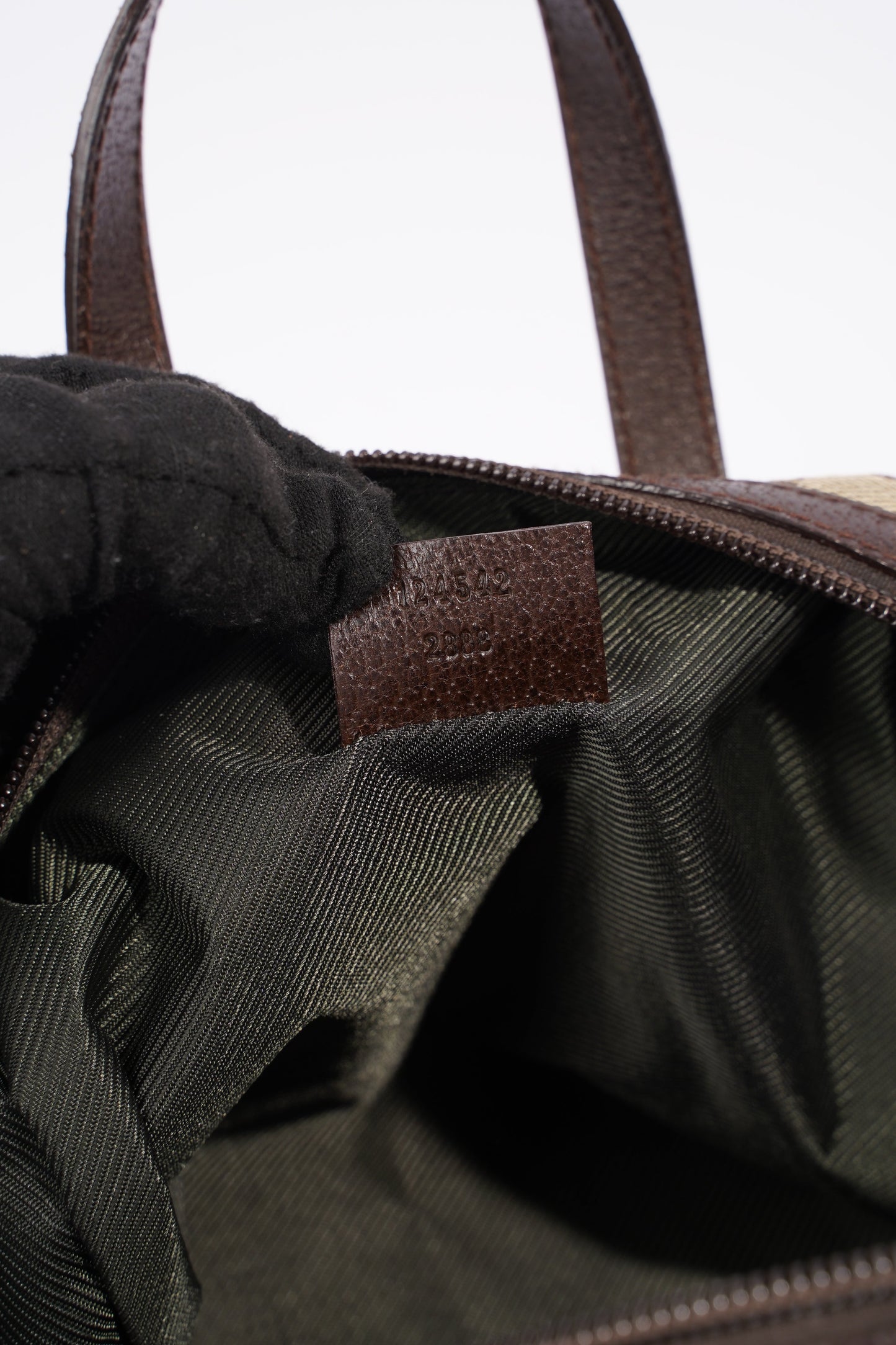 Gucci Dome Bag Supreme Print / Brown Canvas Mini