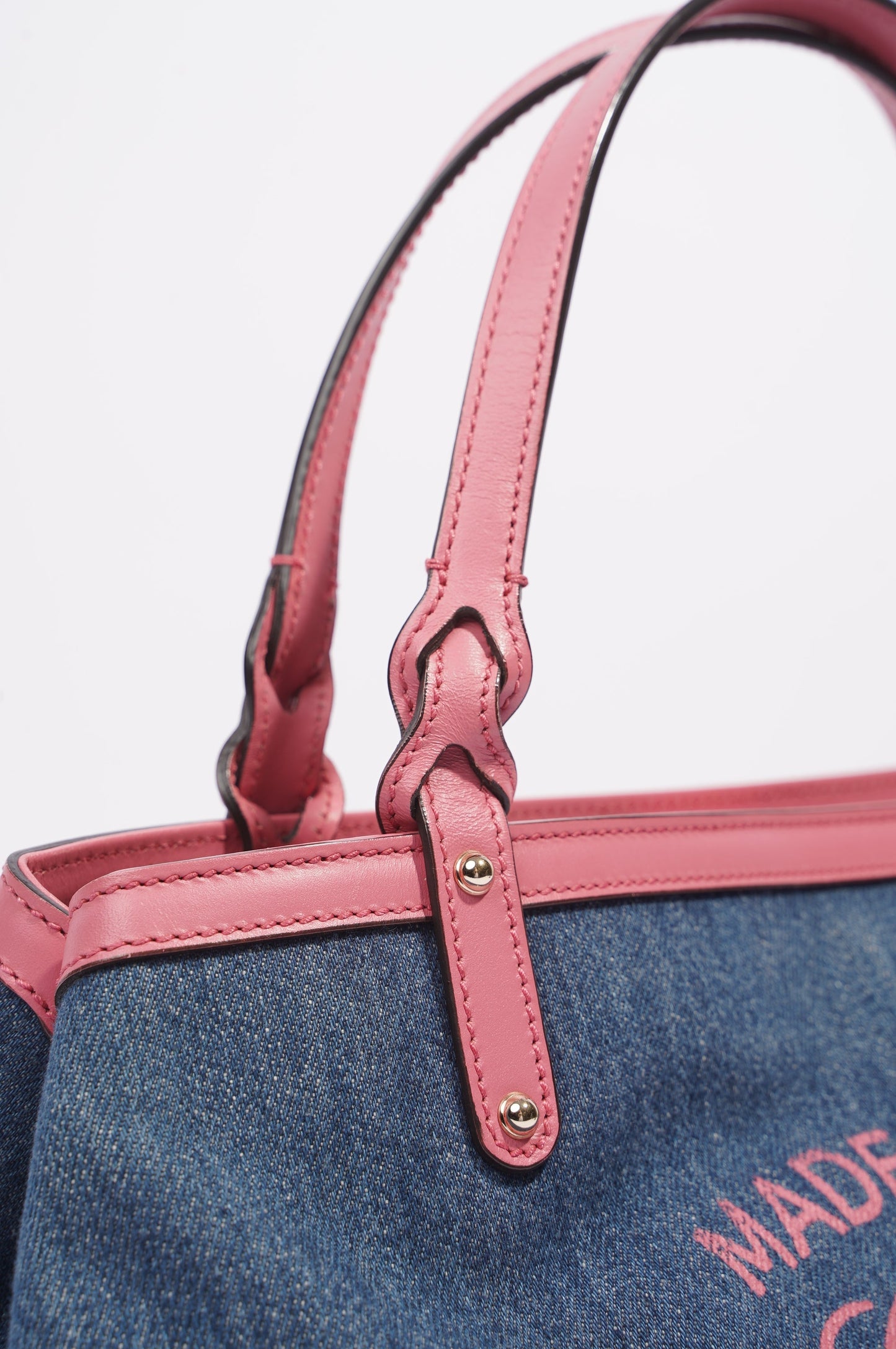 Gucci Craft Tote Blue / Pink Denim