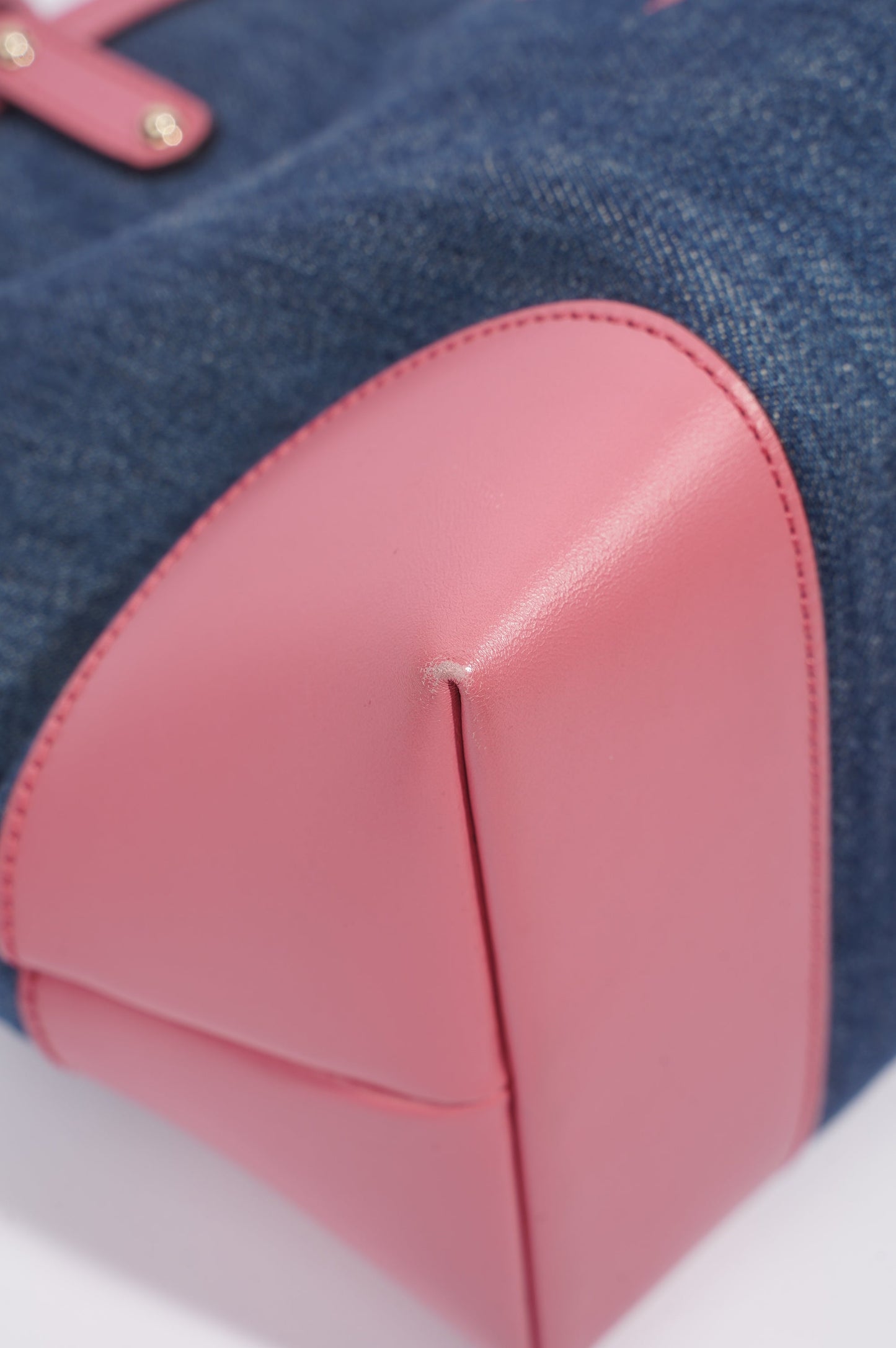 Gucci Craft Tote Blue / Pink Denim
