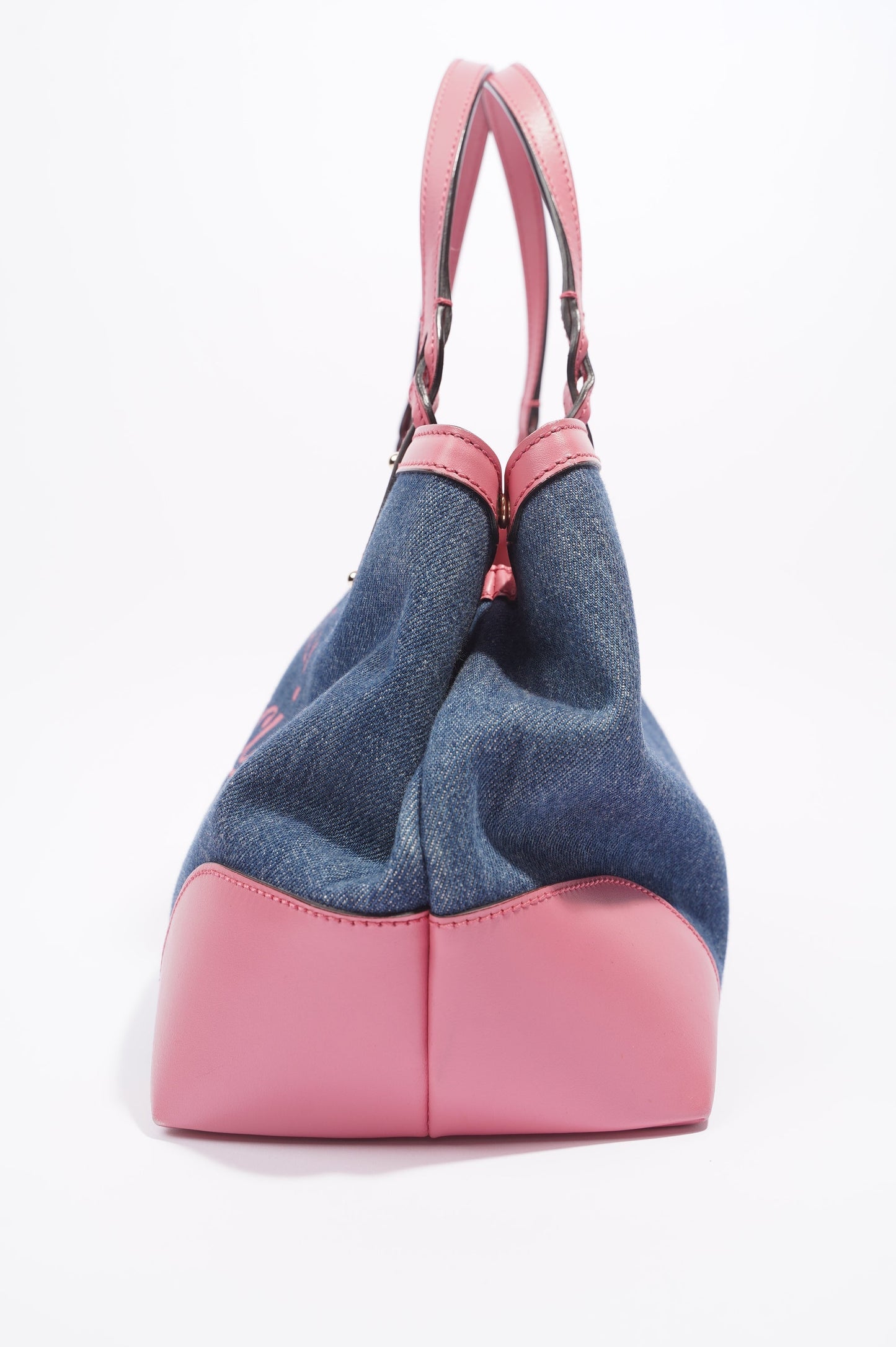Gucci Craft Tote Blue / Pink Denim