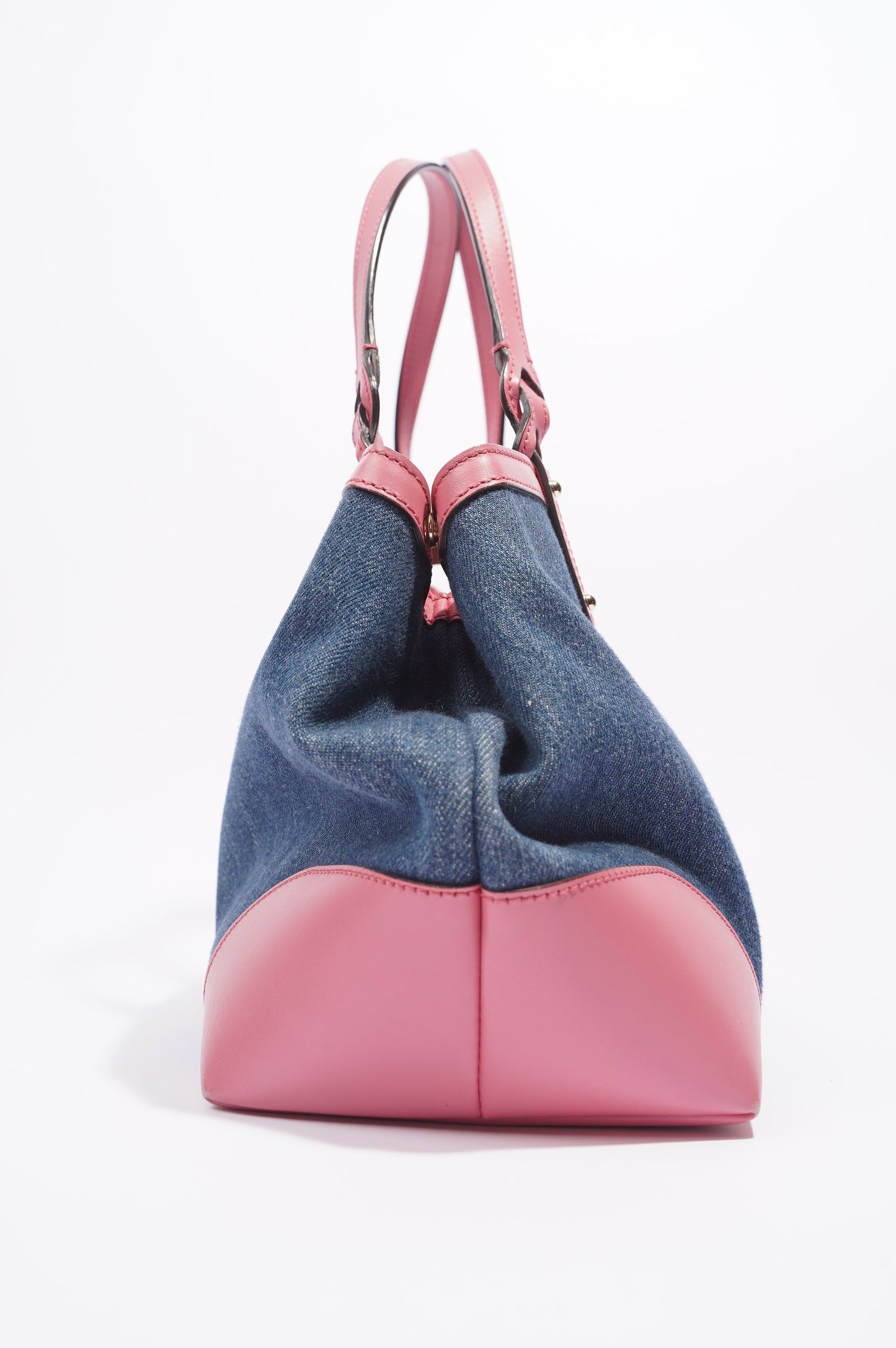 Gucci Craft Tote Blue / Pink Denim