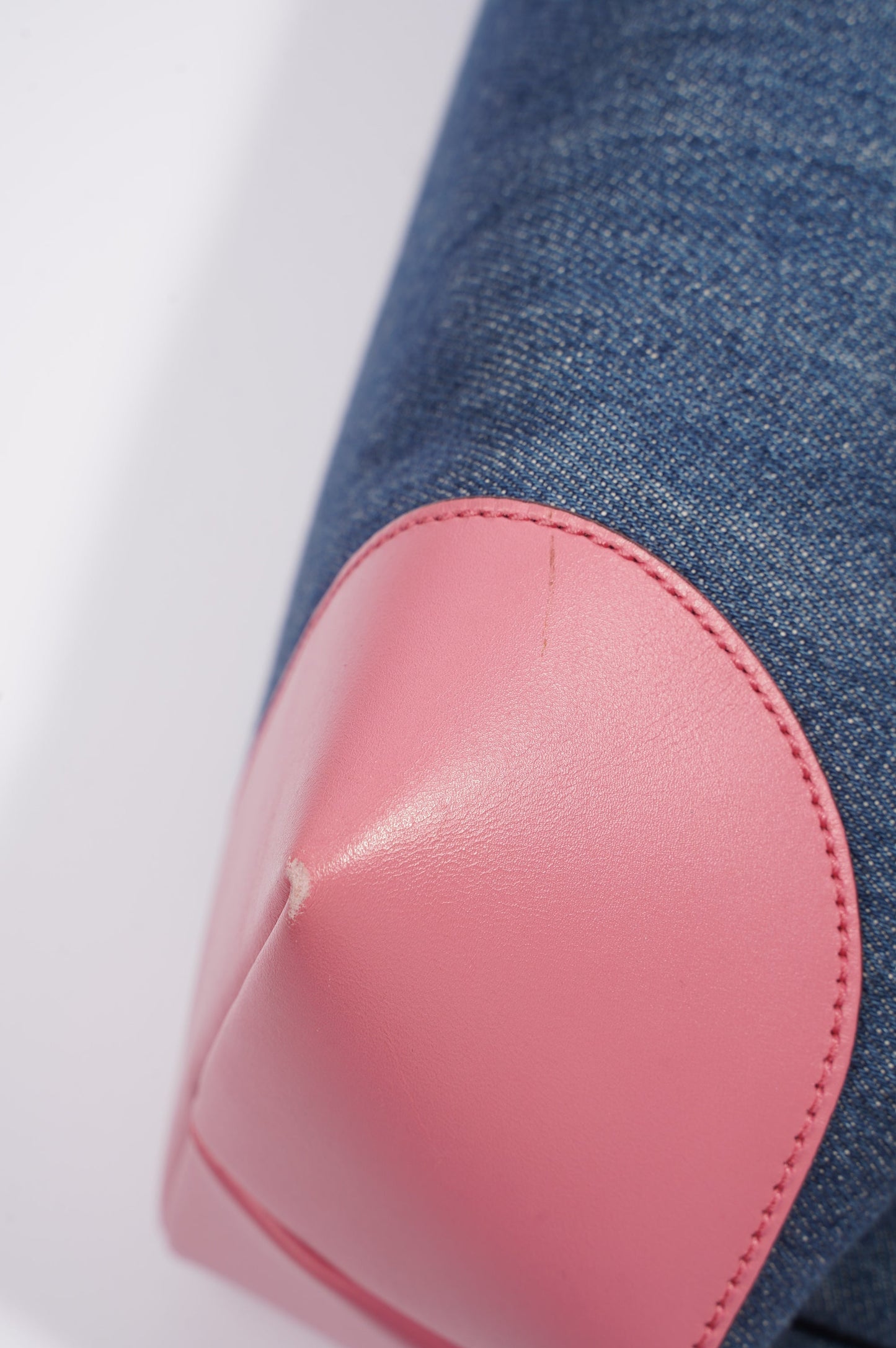 Gucci Craft Tote Blue / Pink Denim