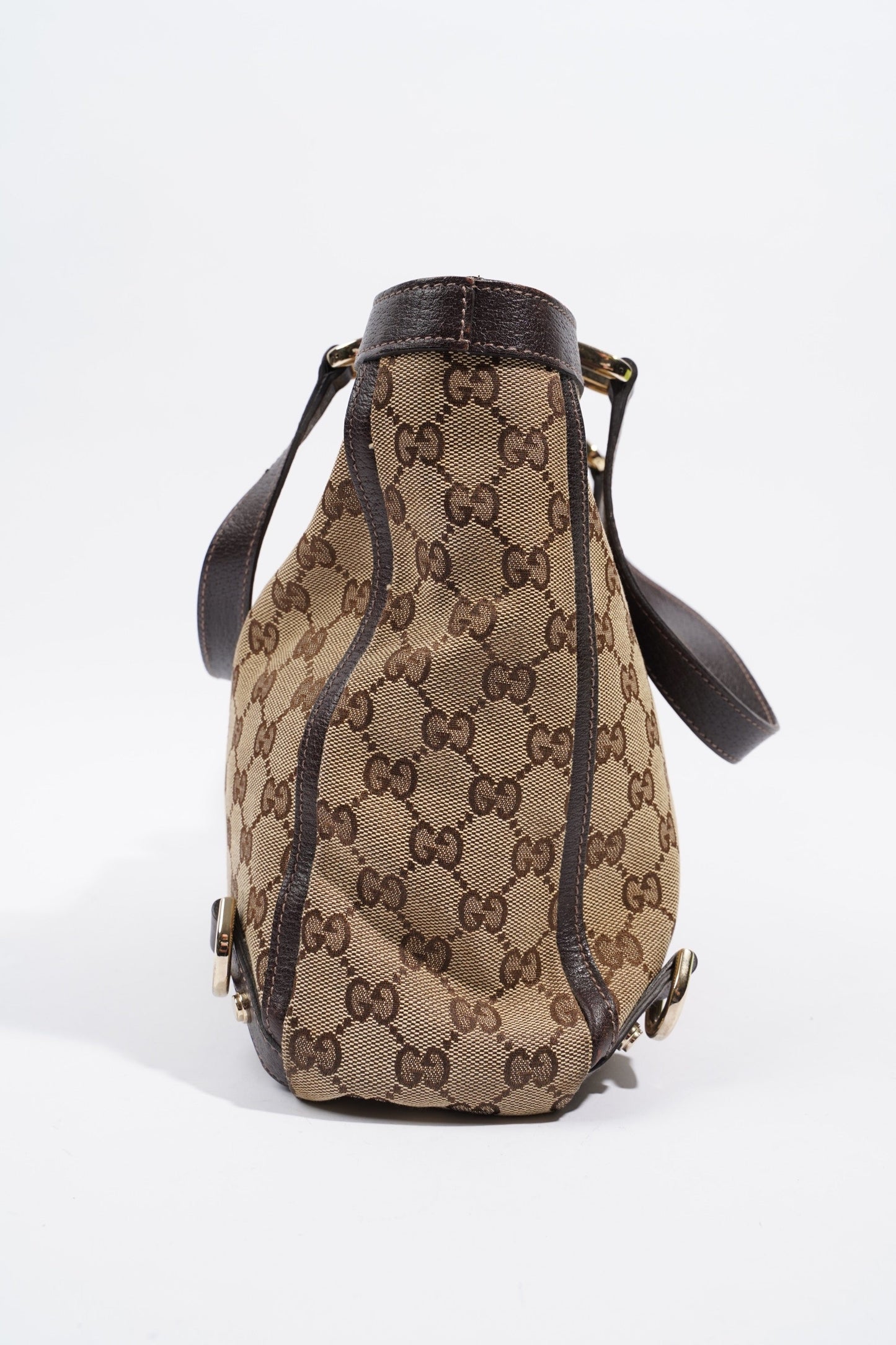 Gucci Abbey Tote Bag Supreme Print / Brown Canvas