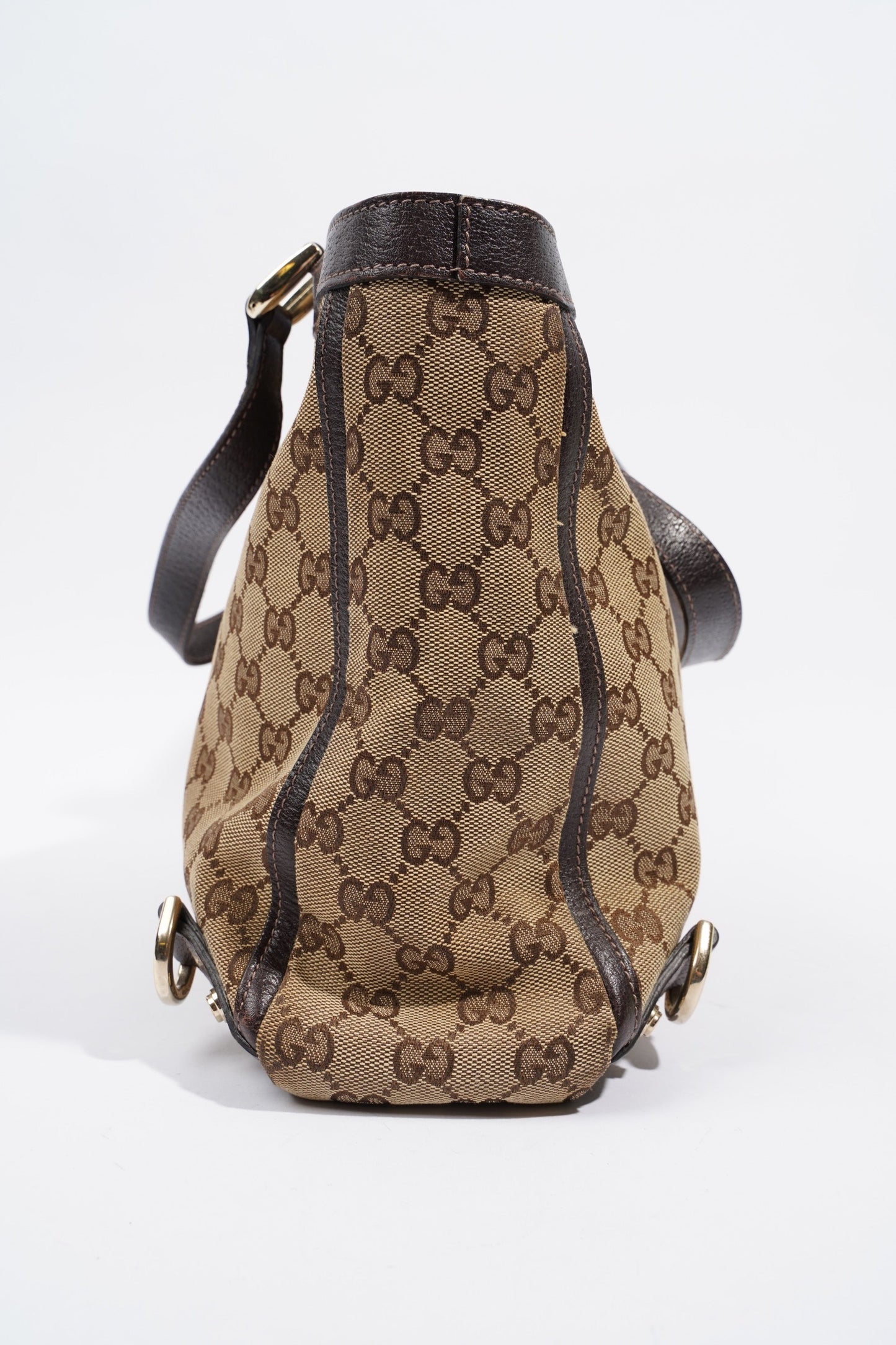 Gucci Abbey Tote Bag Supreme Print / Brown Canvas