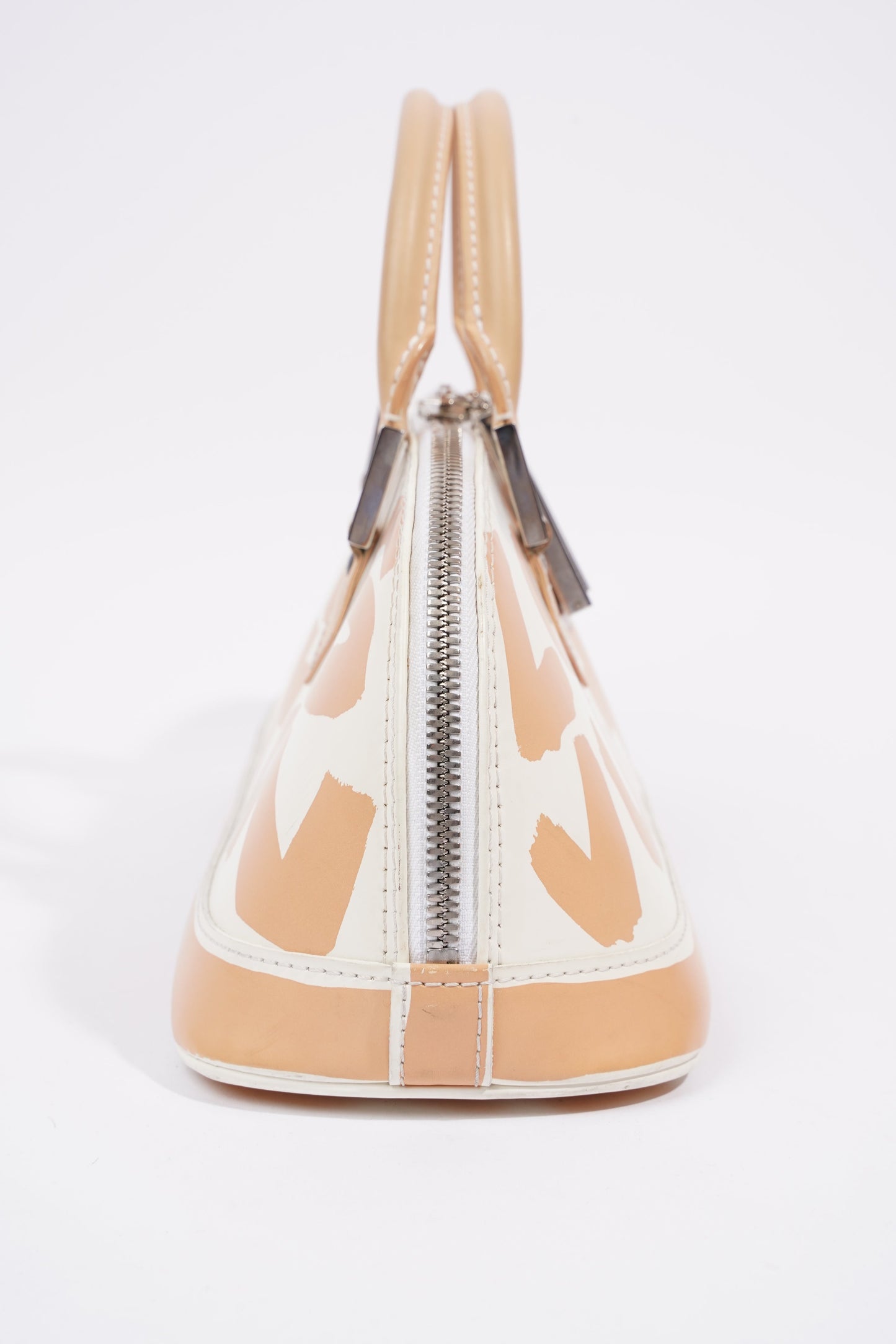 Louis Vuitton Alma Long Stephen Sprouse White / Nude Coated Canvas