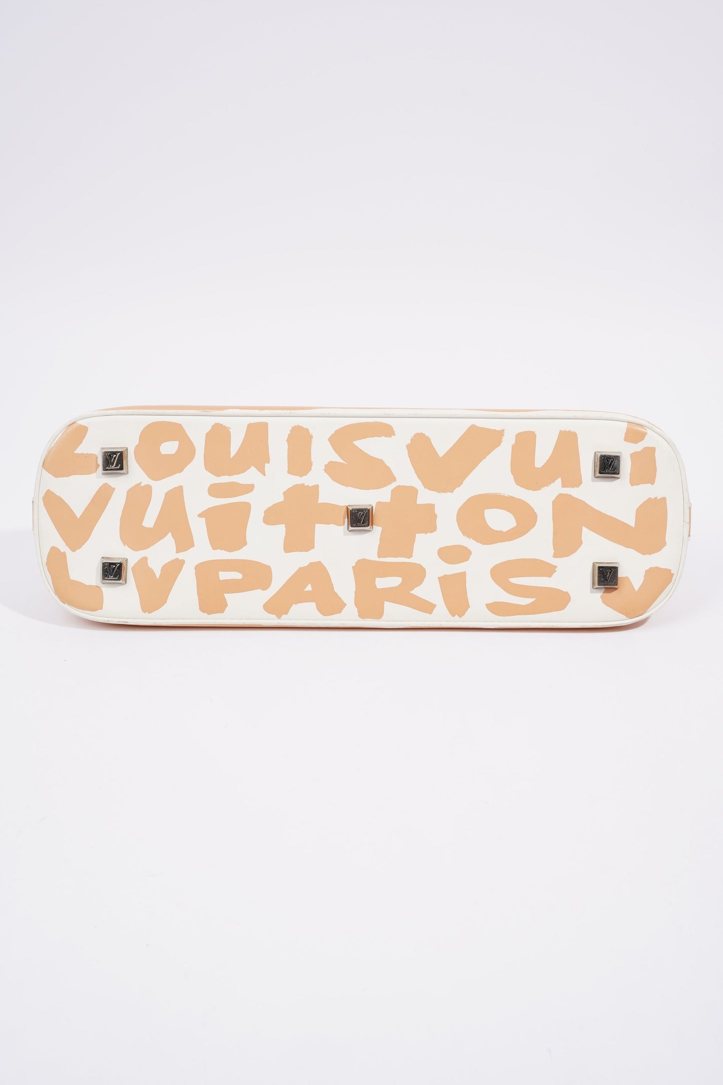 Louis Vuitton Alma Long Stephen Sprouse White / Nude Coated Canvas