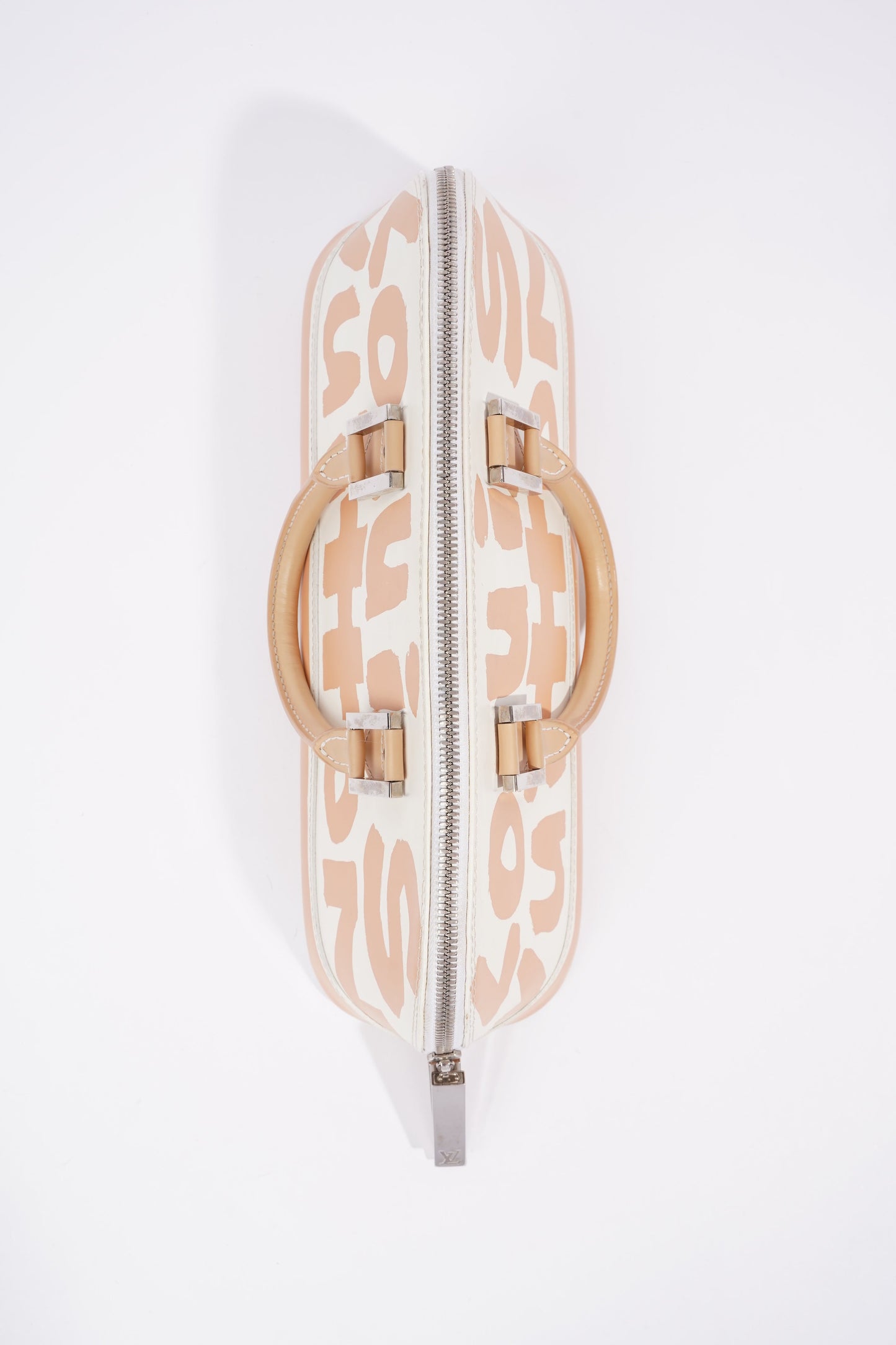 Louis Vuitton Alma Long Stephen Sprouse White / Nude Coated Canvas