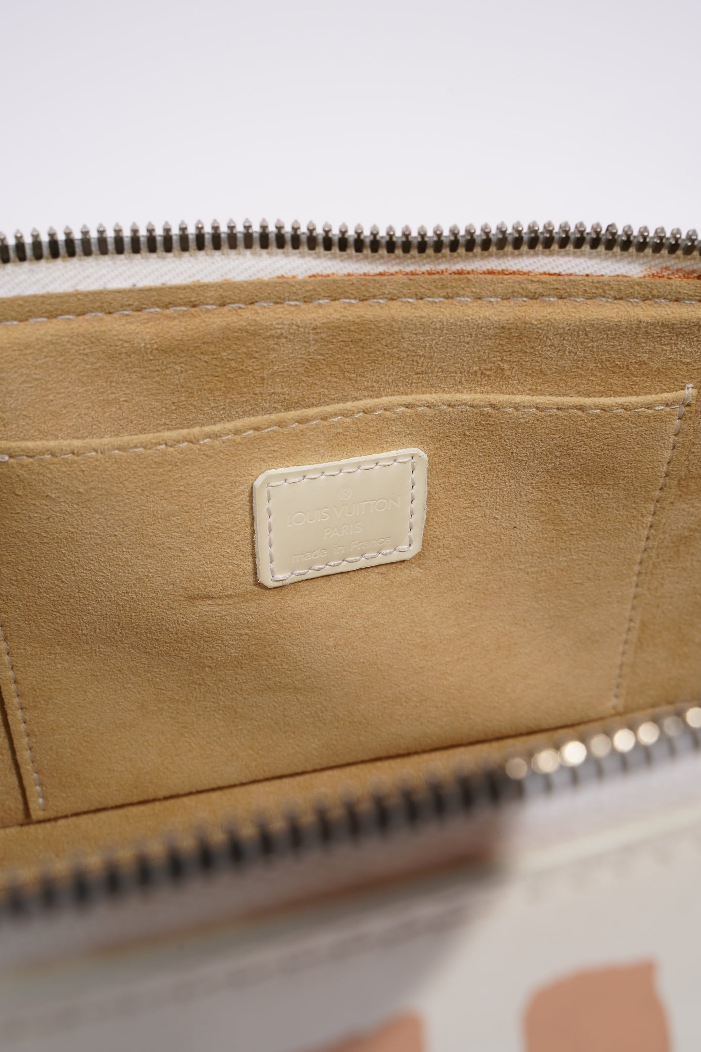 Louis Vuitton Alma Long Stephen Sprouse White / Nude Coated Canvas