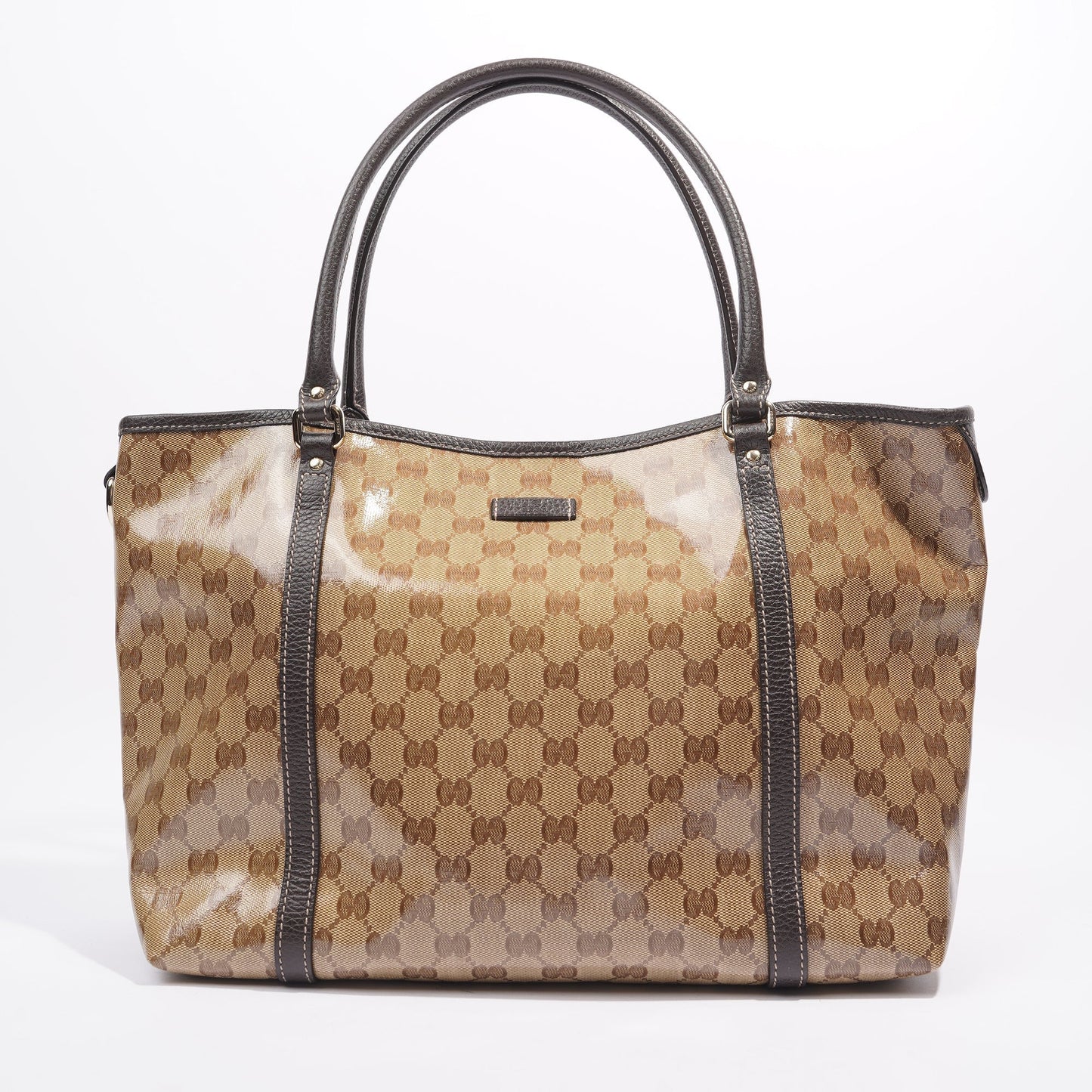Gucci Tote Bag Supreme Print / Brown Coated Canvas
