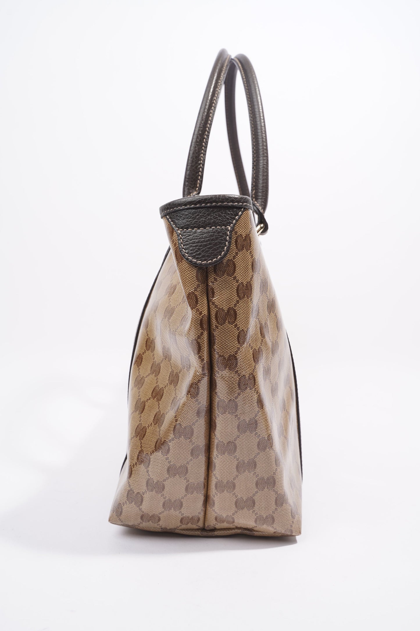 Gucci Tote Bag Supreme Print / Brown Coated Canvas