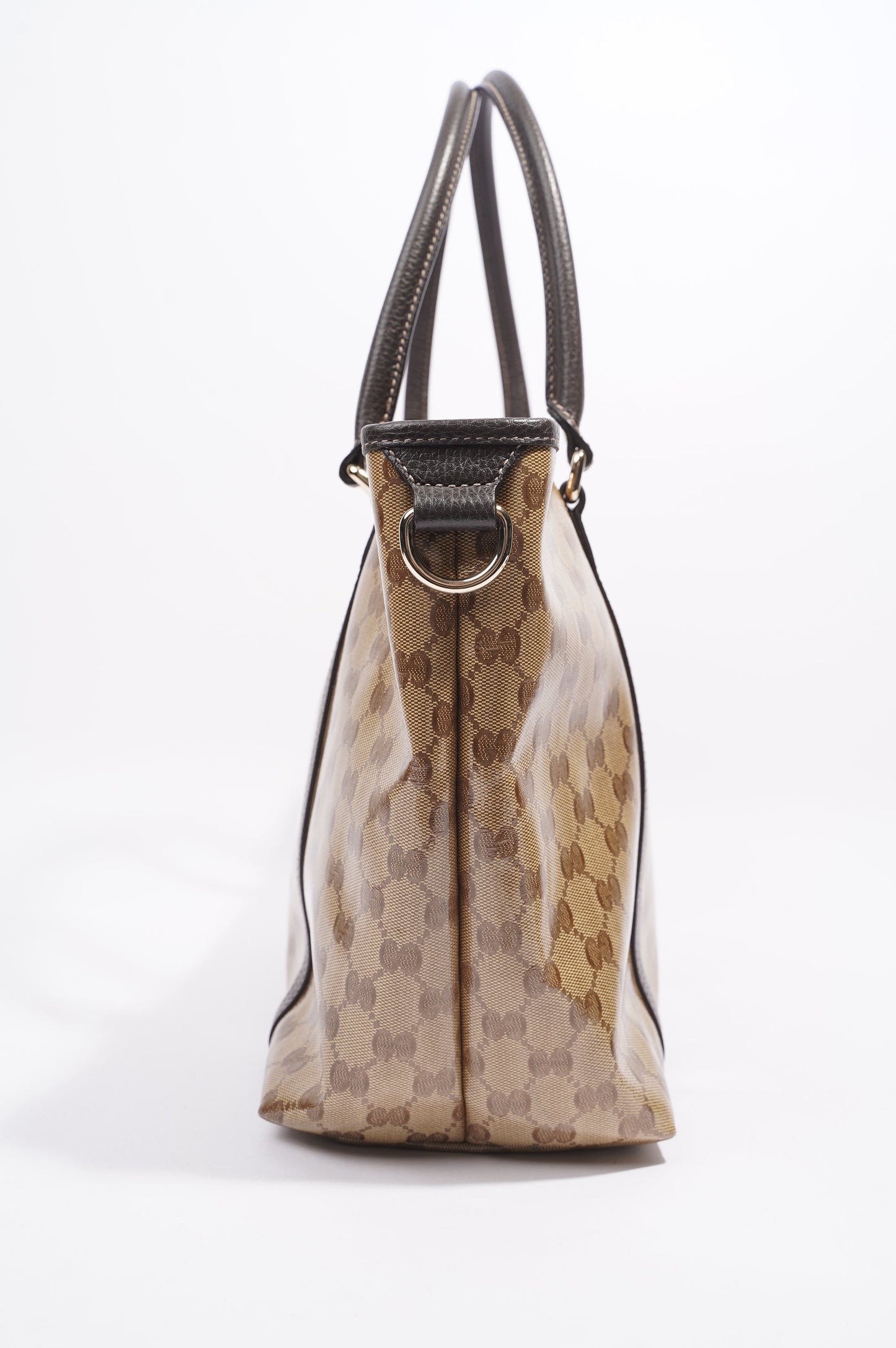 Gucci Tote Bag Supreme Print / Brown Coated Canvas
