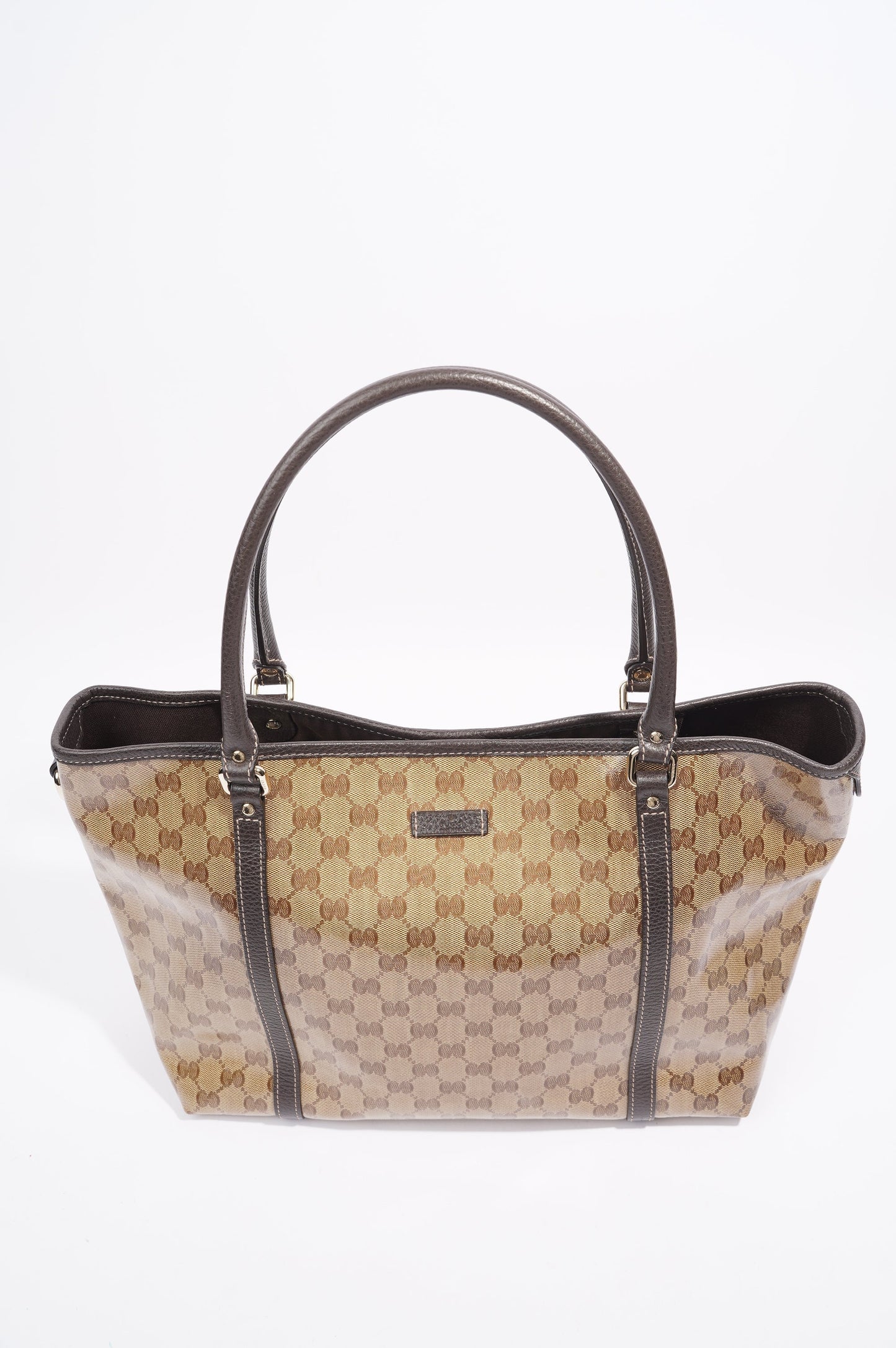Gucci Tote Bag Supreme Print / Brown Coated Canvas