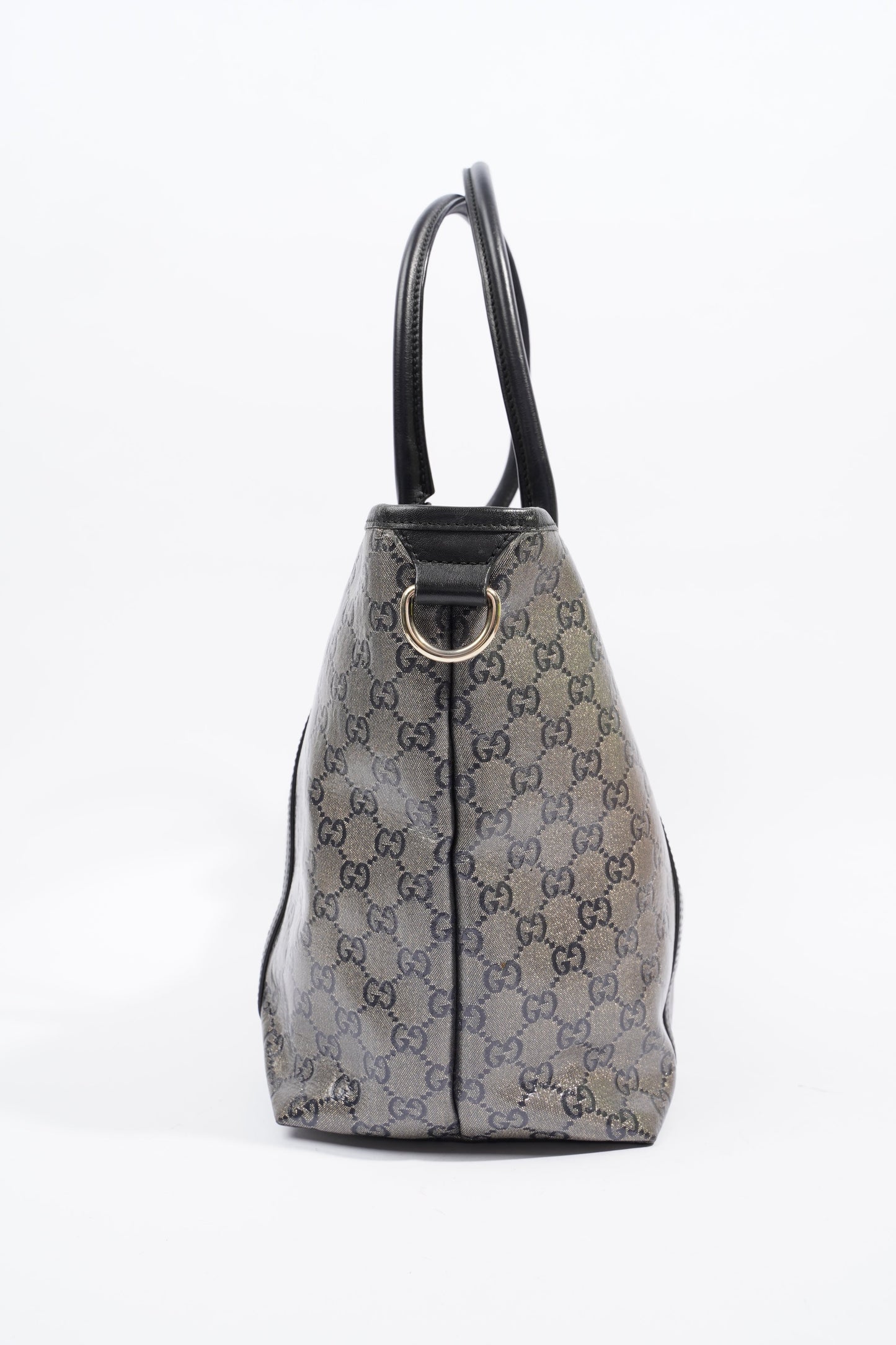 Gucci Tote Bag Metalic Supreme Print / Navy Coated Canvas