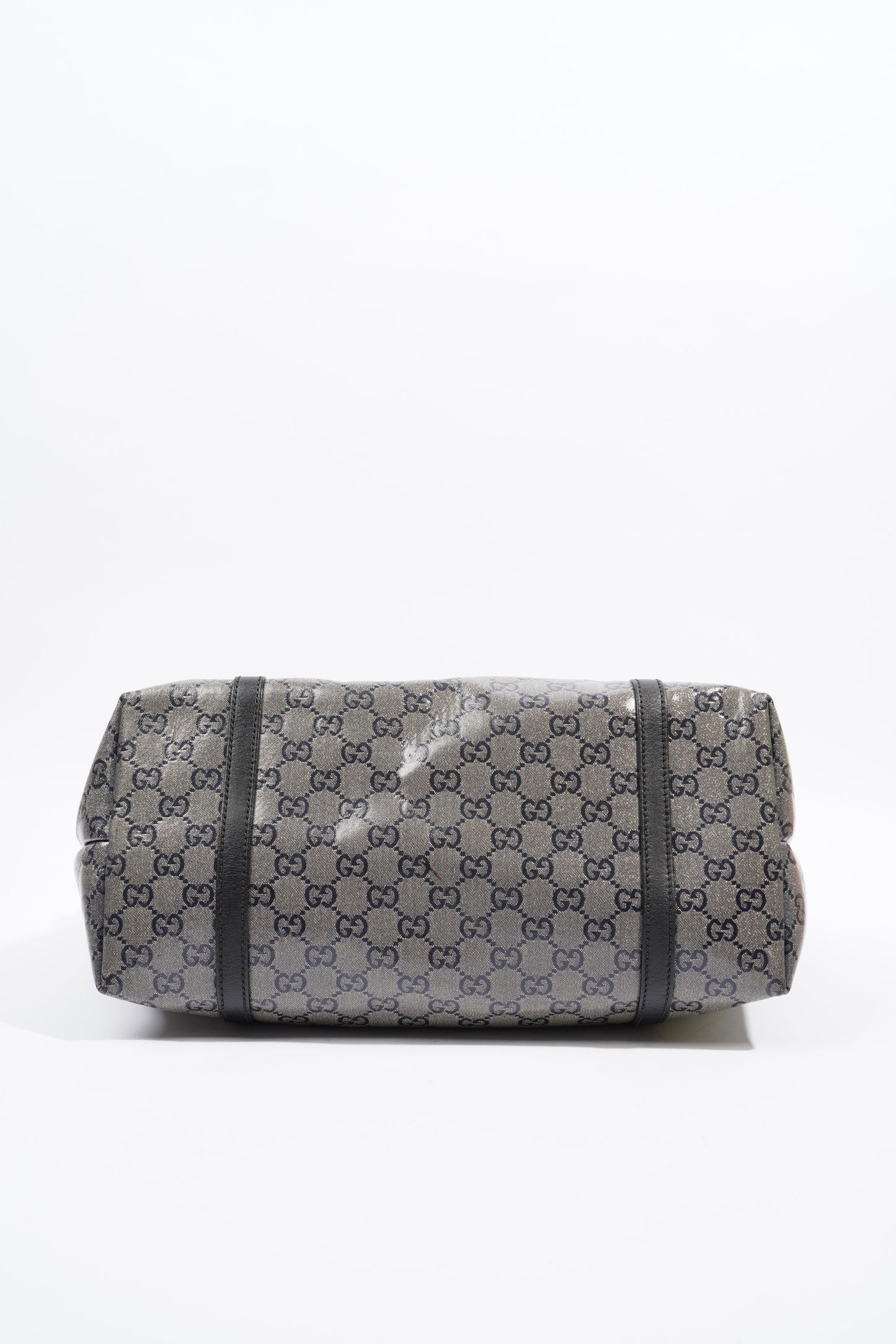 Gucci Tote Bag Metalic Supreme Print / Navy Coated Canvas