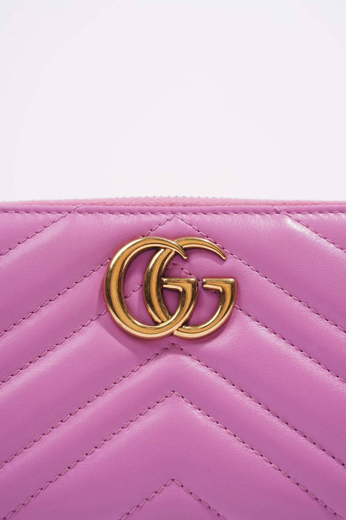 Gucci Marmont Wallet Pink Leather