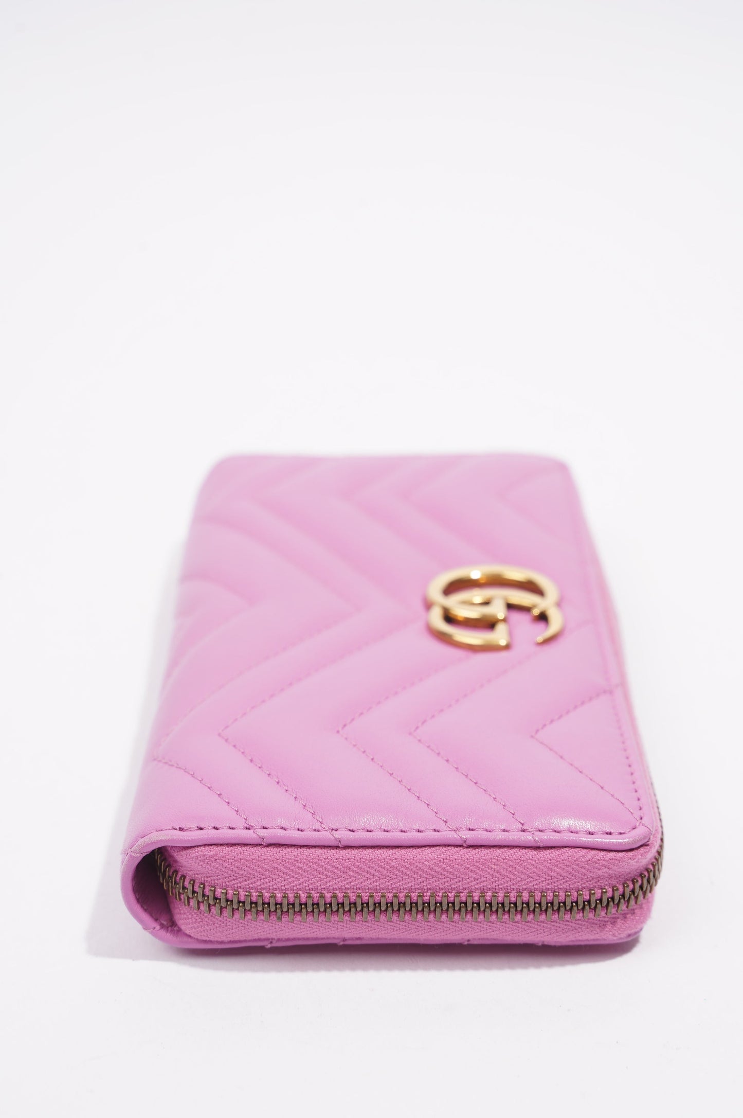 Gucci Marmont Wallet Pink Leather