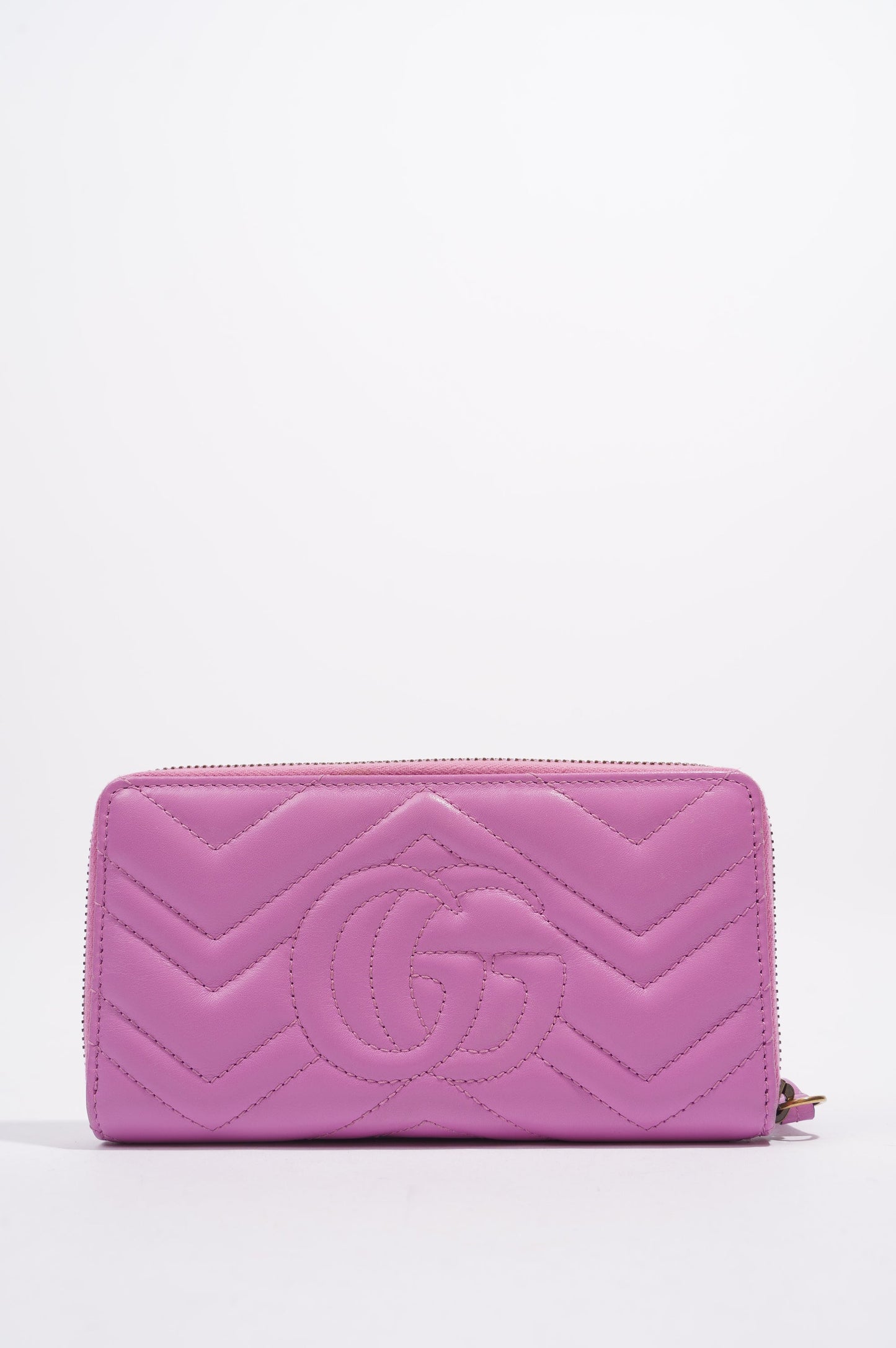 Gucci Marmont Wallet Pink Leather