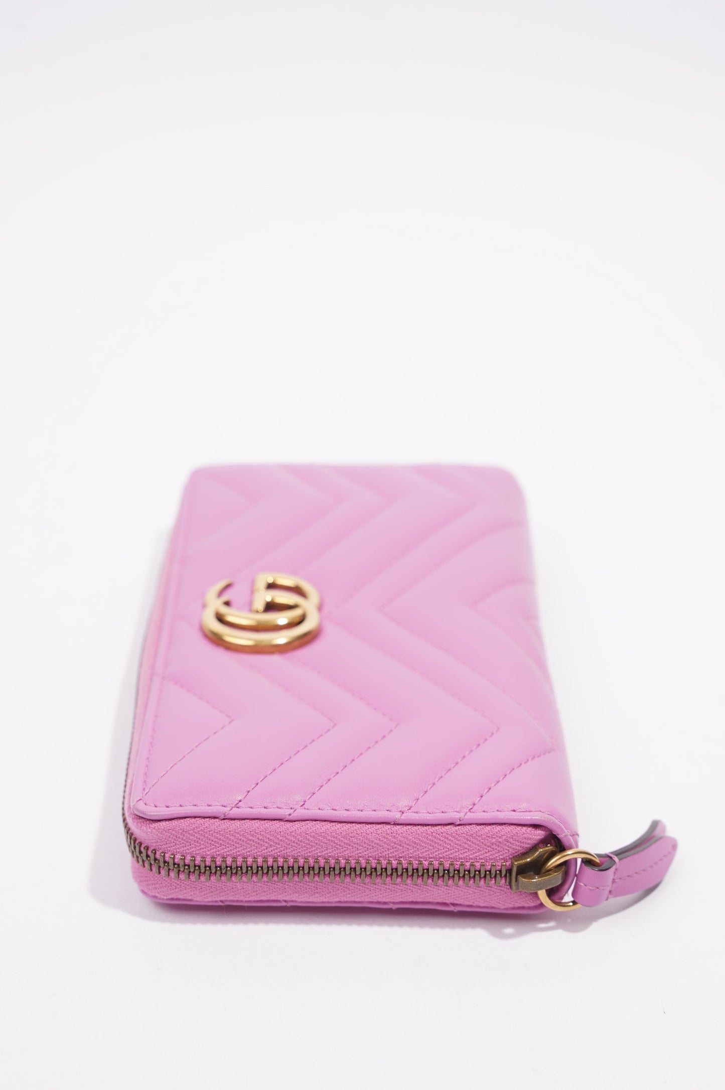 Gucci Marmont Wallet Pink Leather