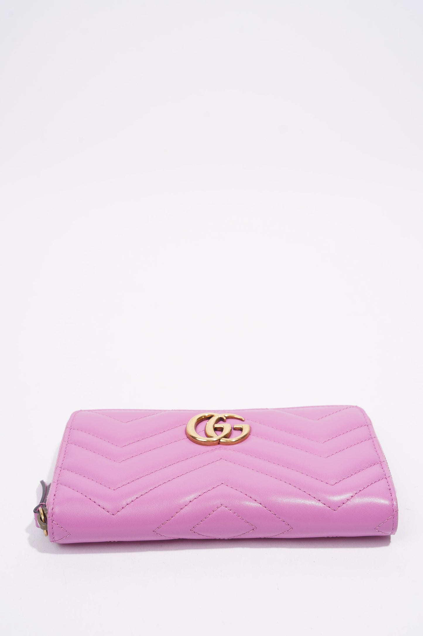Gucci Marmont Wallet Pink Leather