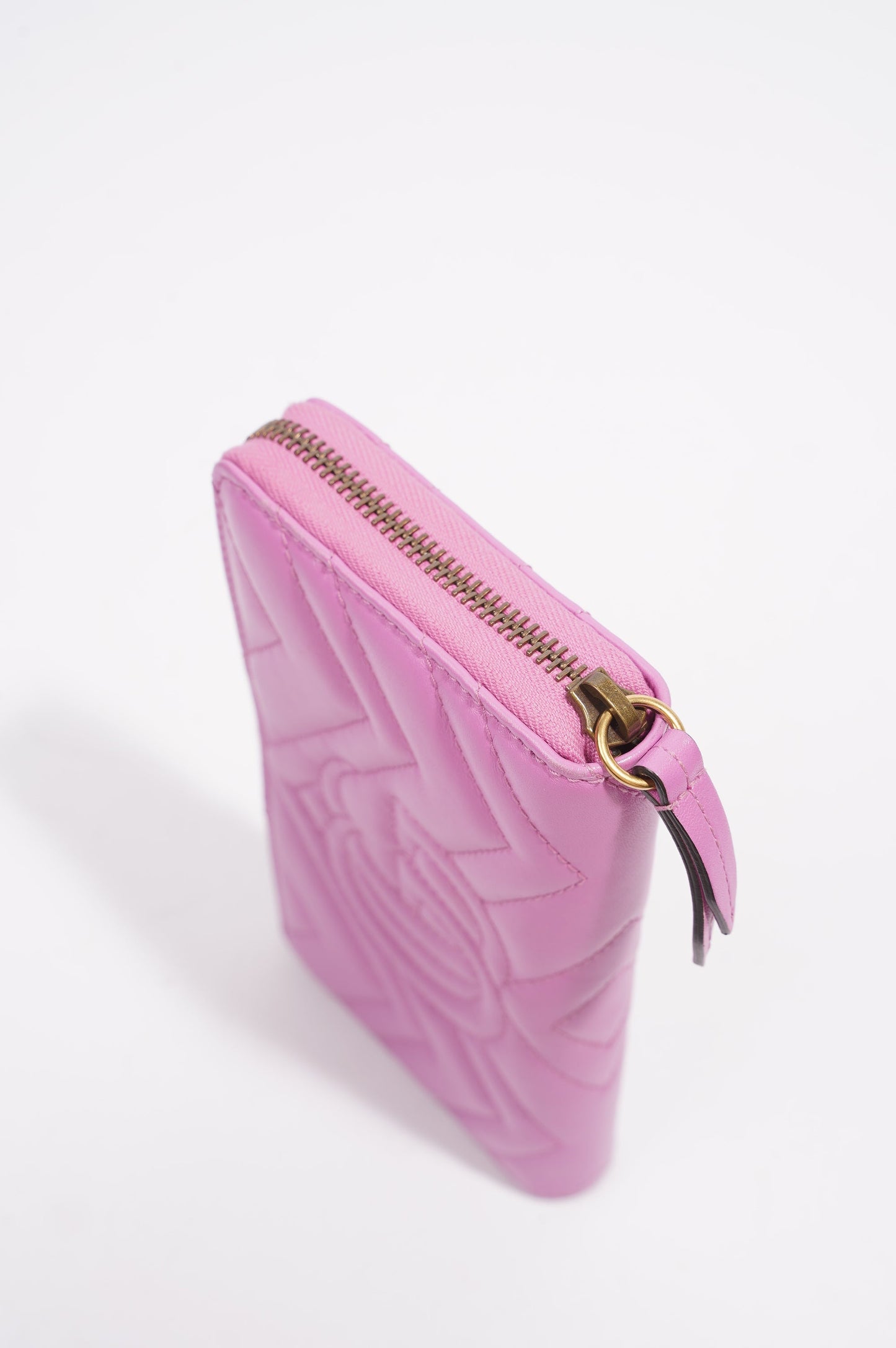 Gucci Marmont Wallet Pink Leather