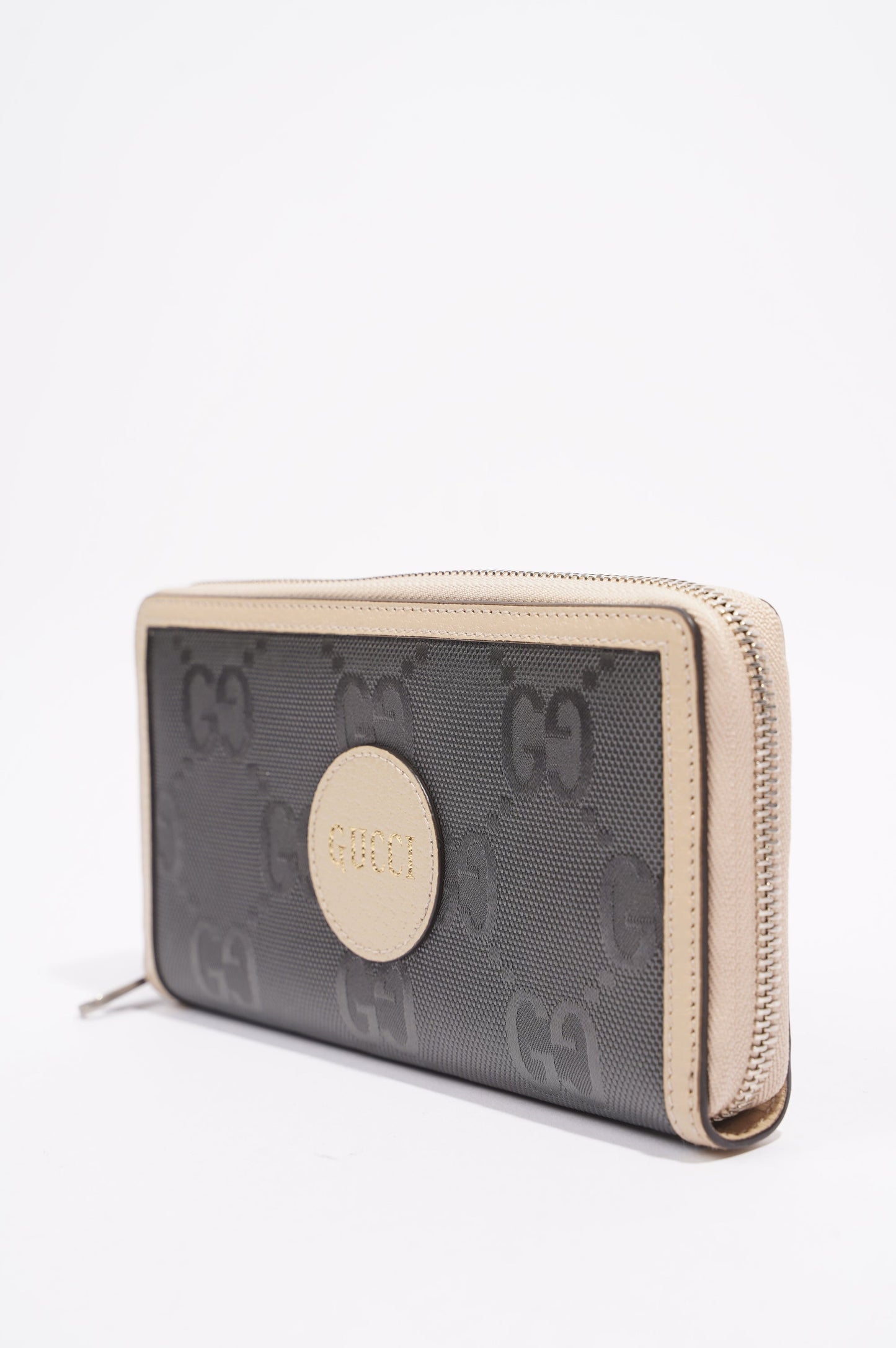Gucci Off The Grid Long Wallet Black / Beige Canvas