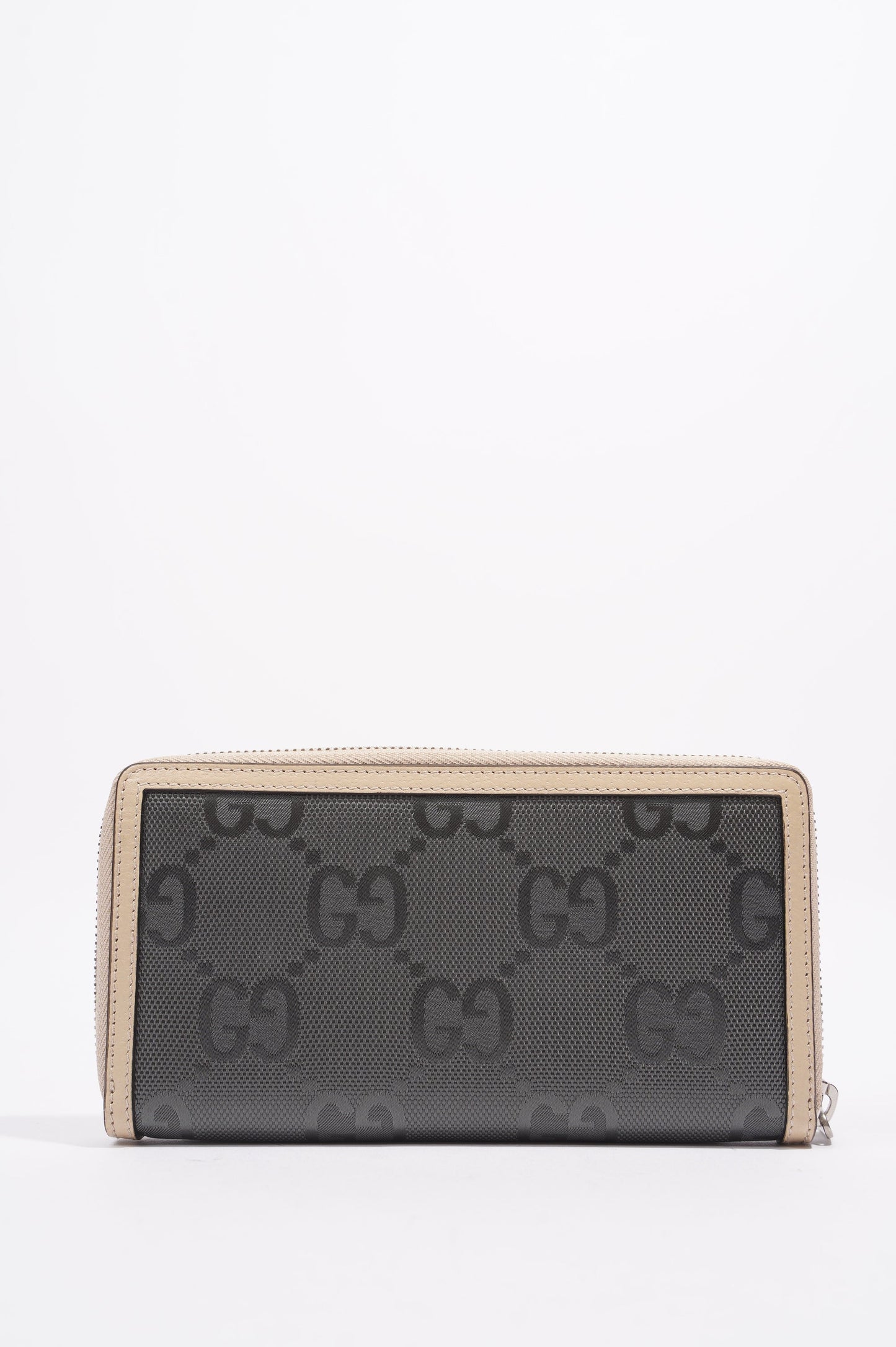 Gucci Off The Grid Long Wallet Black / Beige Canvas