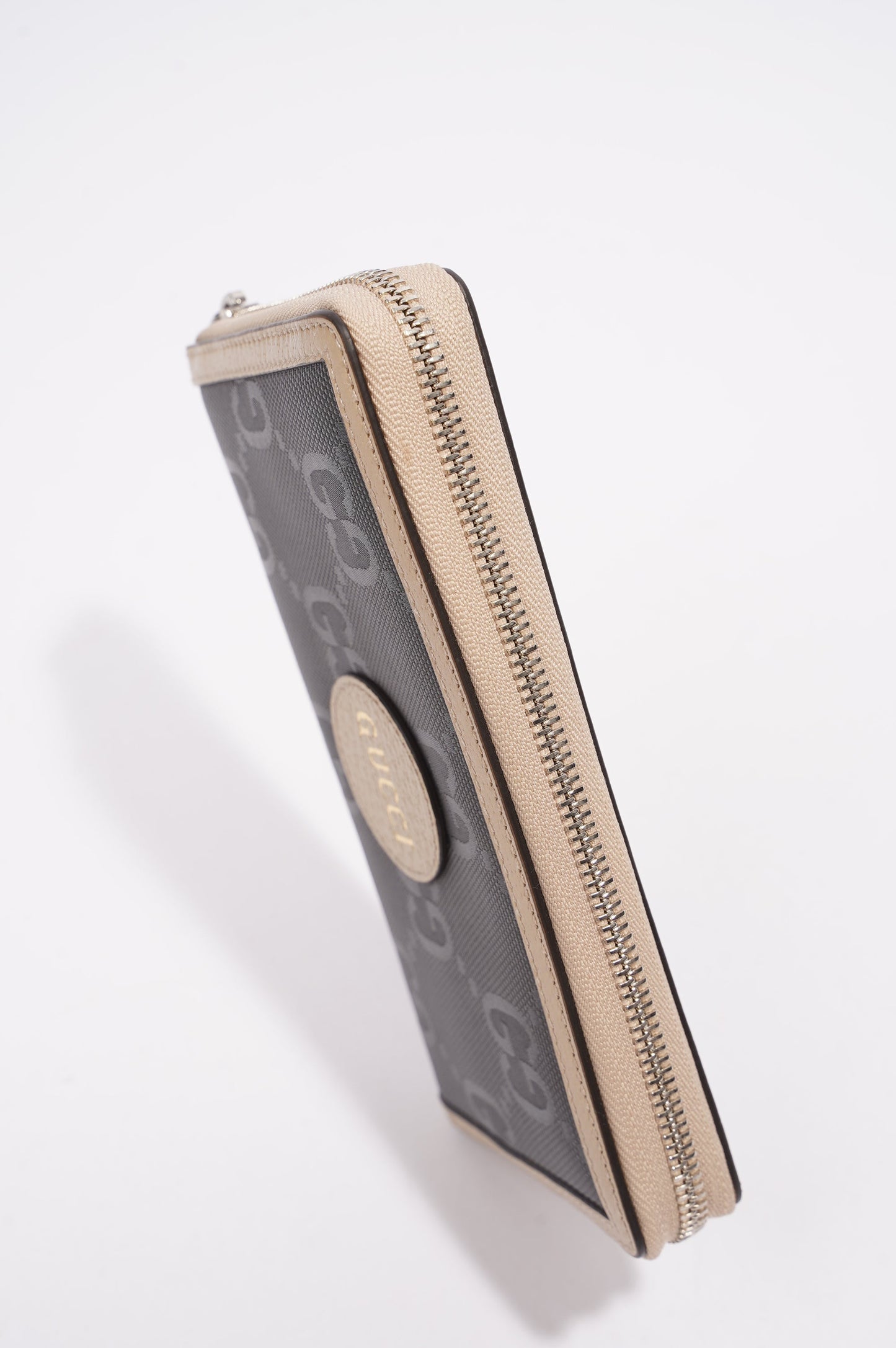 Gucci Off The Grid Long Wallet Black / Beige Canvas