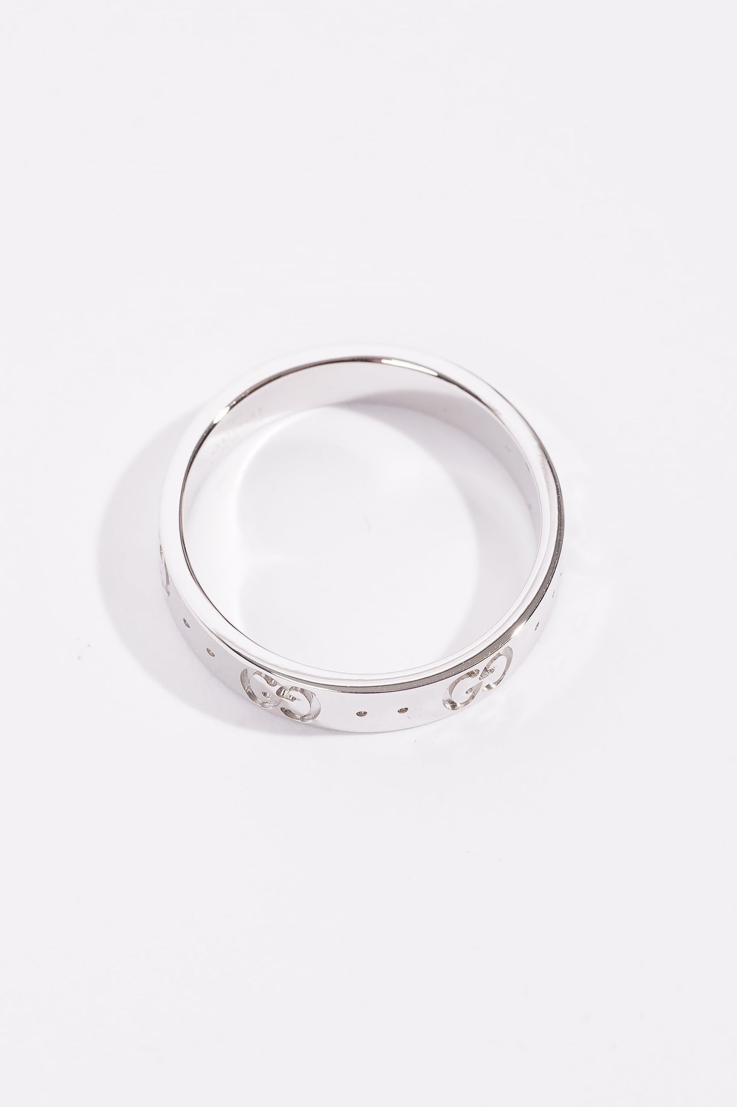 Gucci Icon Ring White Gold White Gold 12
