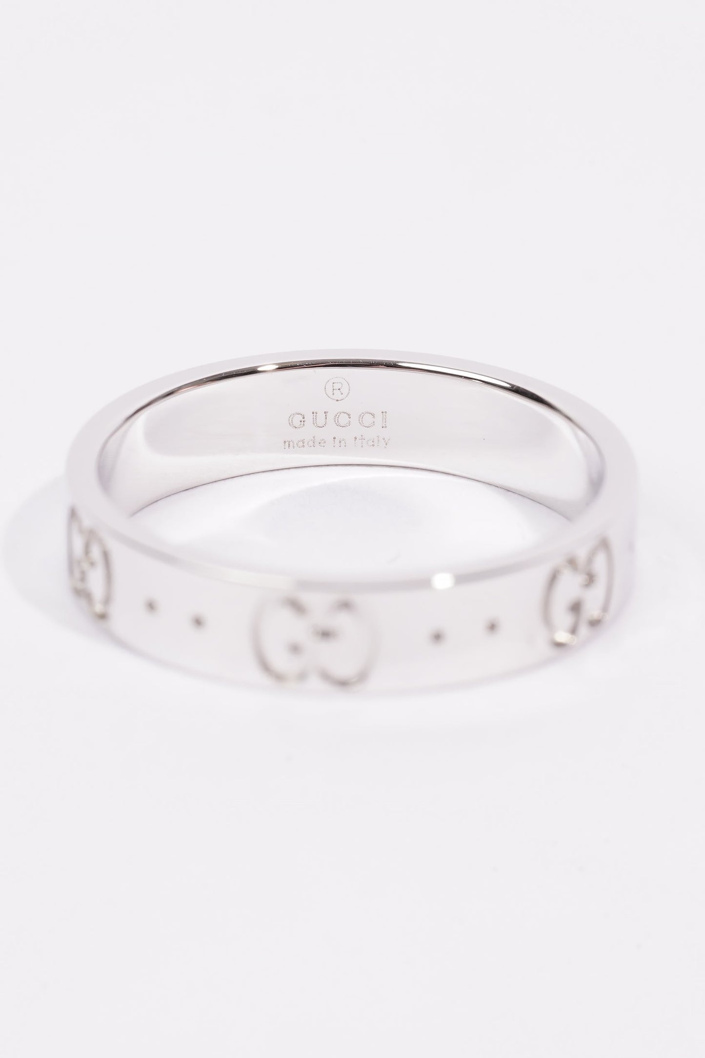 Gucci Icon Ring White Gold White Gold 12