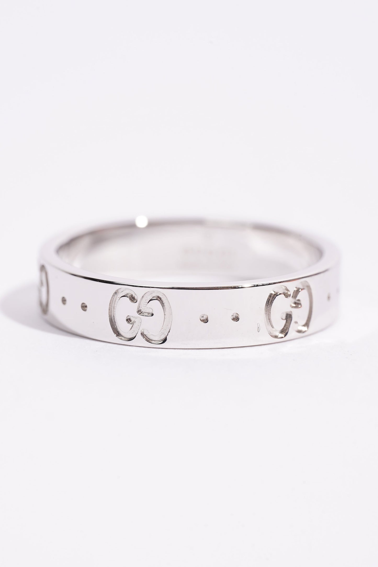 Gucci Icon Ring White Gold White Gold 12